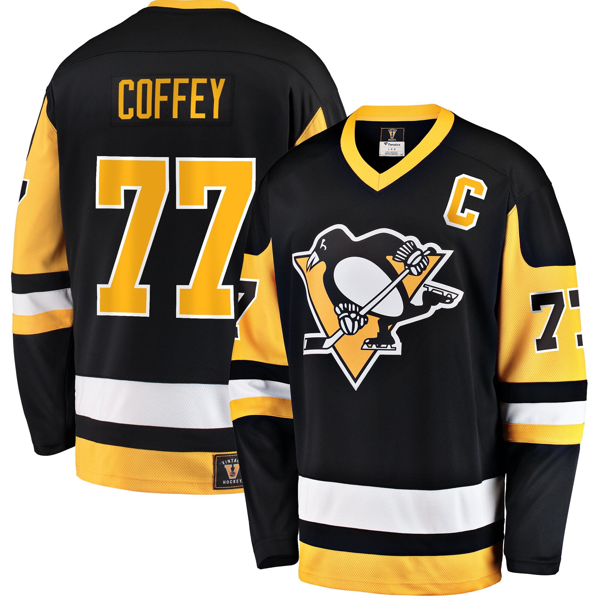 Paul Coffey Pittsburgh Penguins Fanatics Premier Breakaway Retired Player Jersey - Black