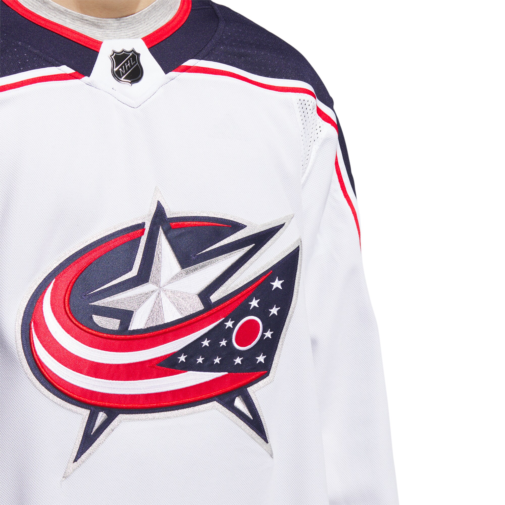 Columbus Blue Jackets adidas Away Primegreen Authentic Jersey - White