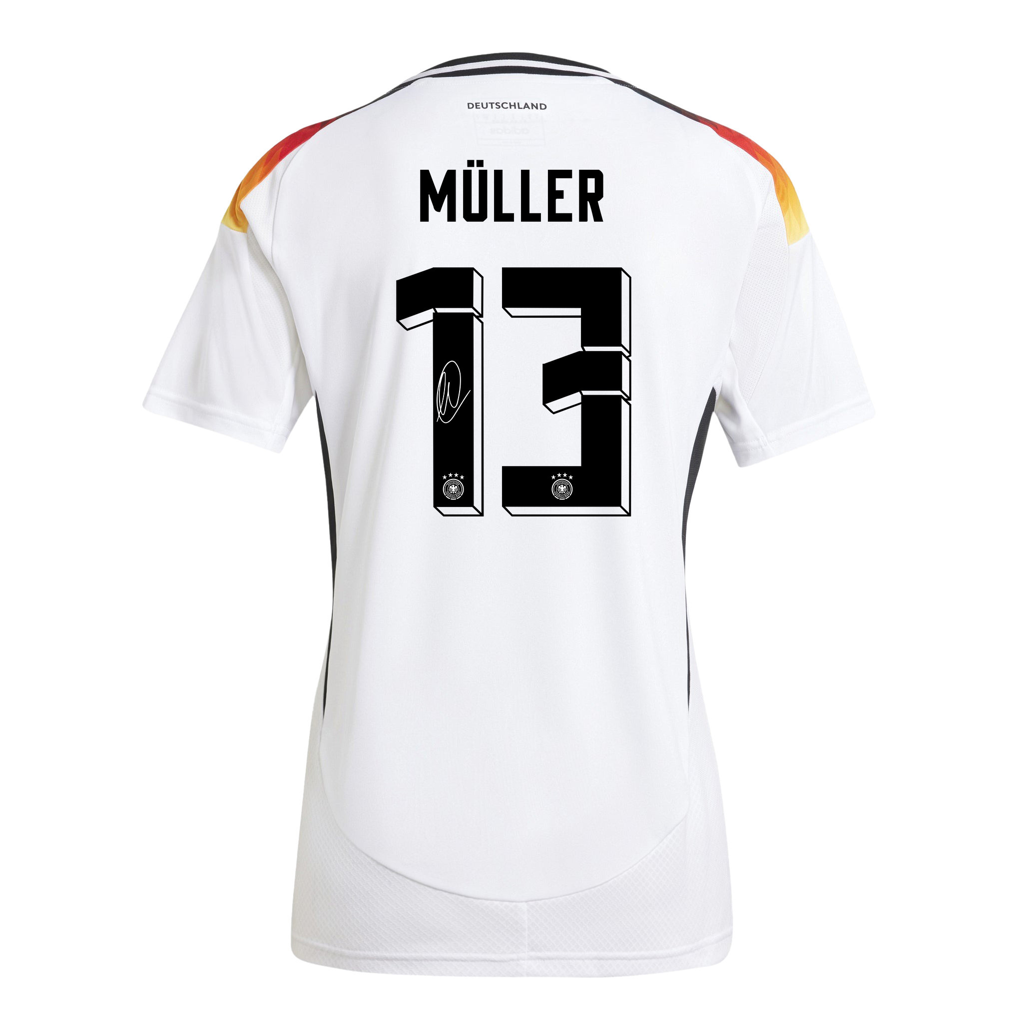 Thomas Müller 13 Signed Germany National Team 2024/25 Home Jersey Autographed - Women