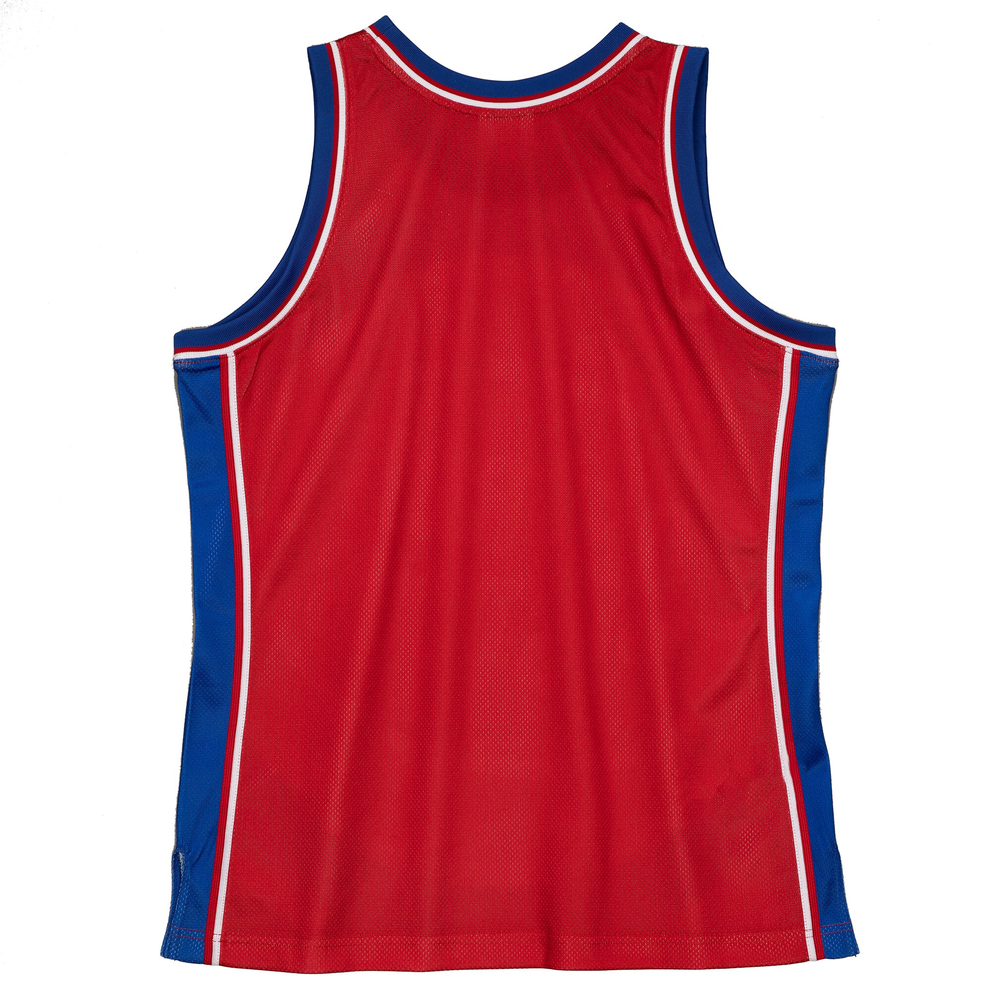 Detroit Pistons Mitchell & Ness Hardwood Classics Blown Out Fashion Jersey - Red