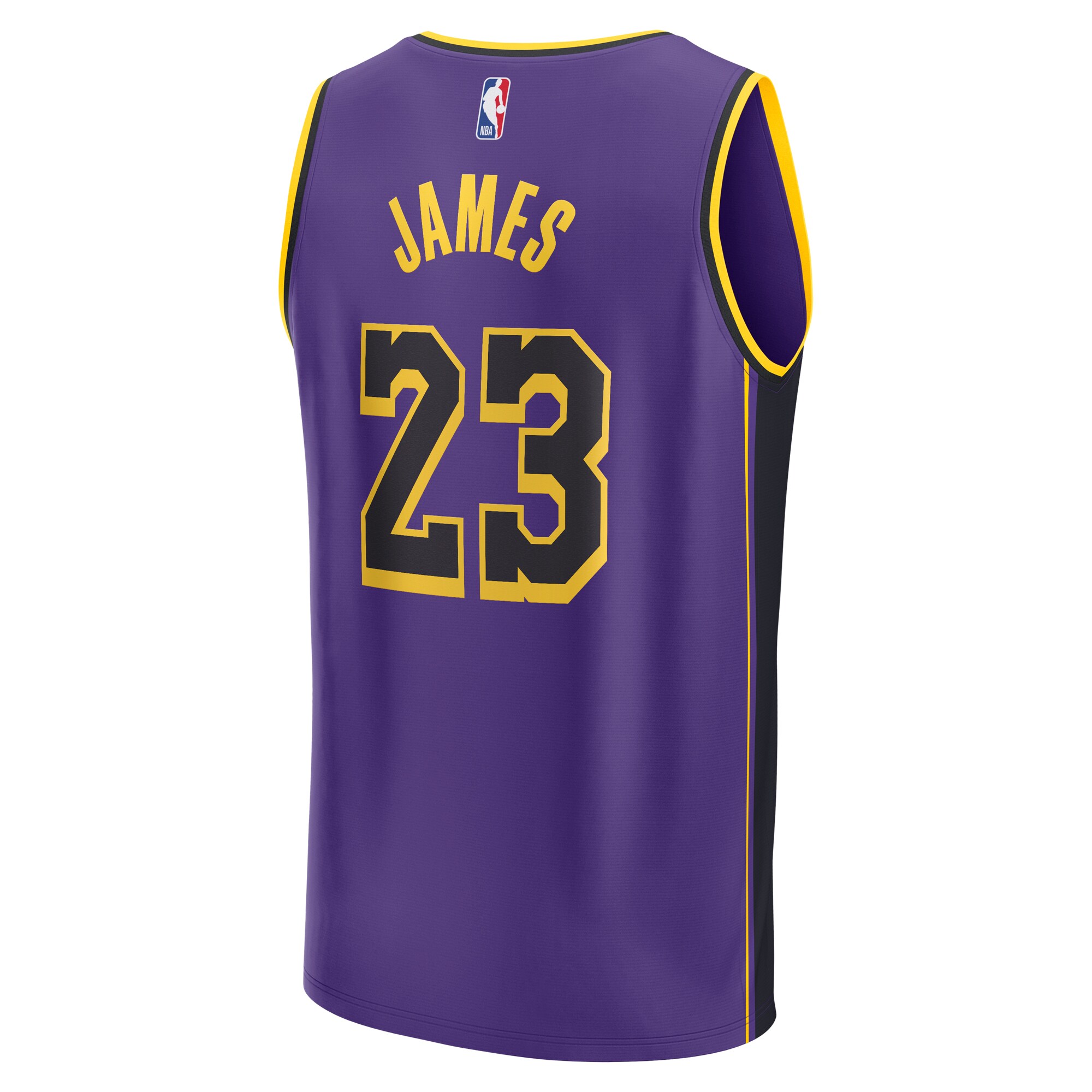 LeBron James Los Angeles Lakers Fanatics Youth Fast Break Replica Player Jersey - Statement Edition - Purple