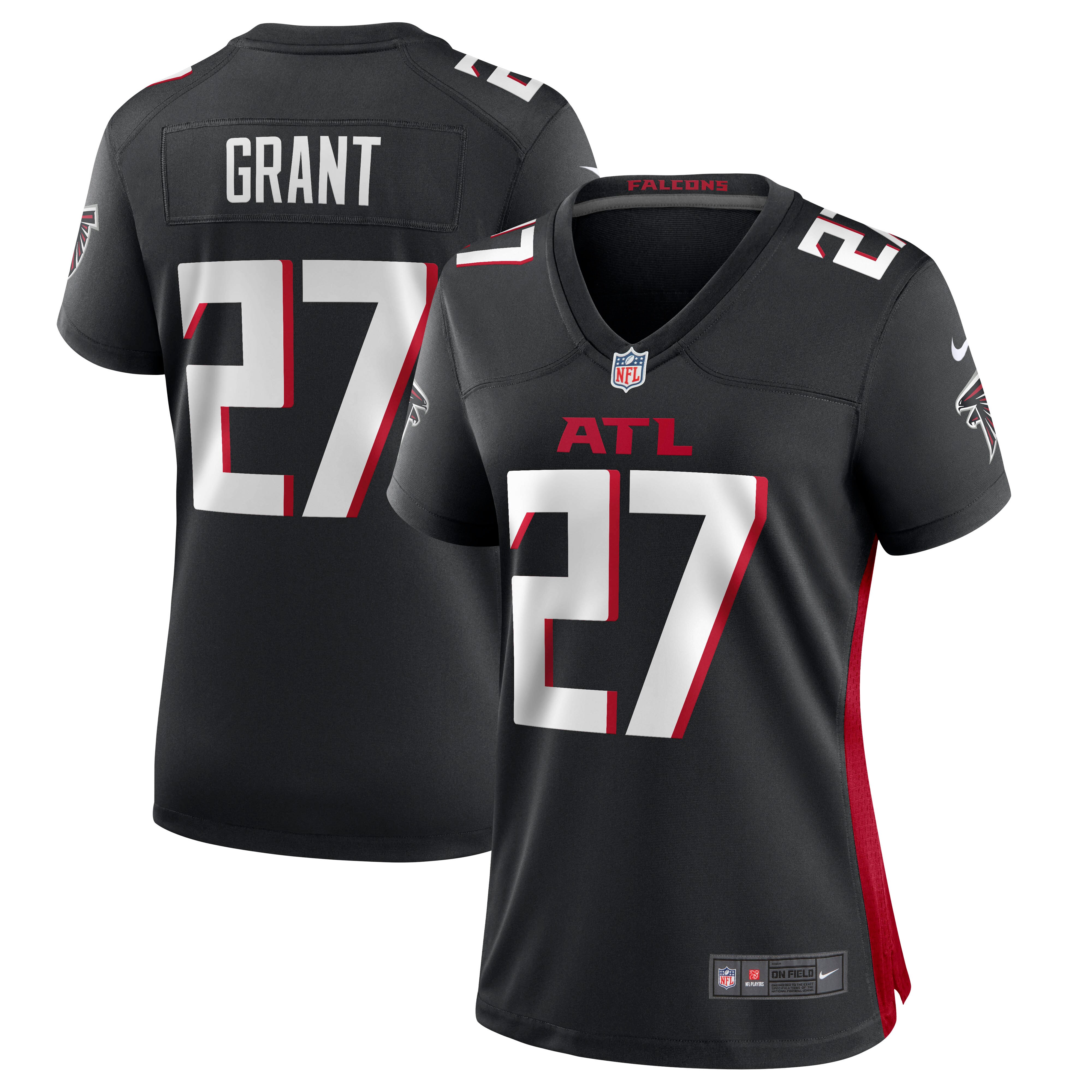 Richie Grant Atlanta Falcons  Women's Game Jersey - Black