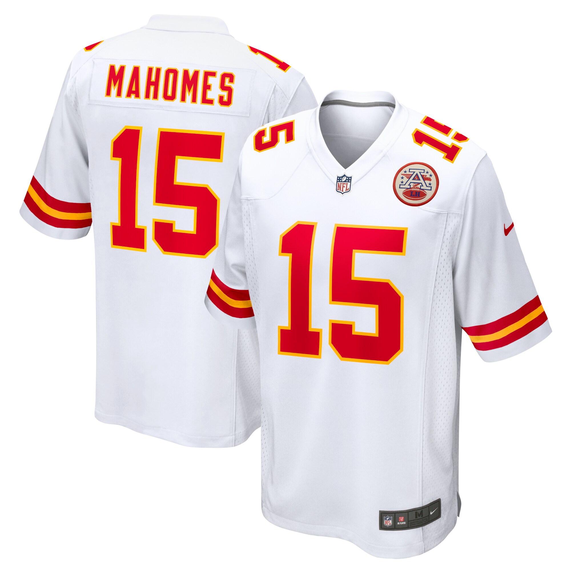 Patrick Mahomes Kansas City Chiefs   Game Jersey -  White