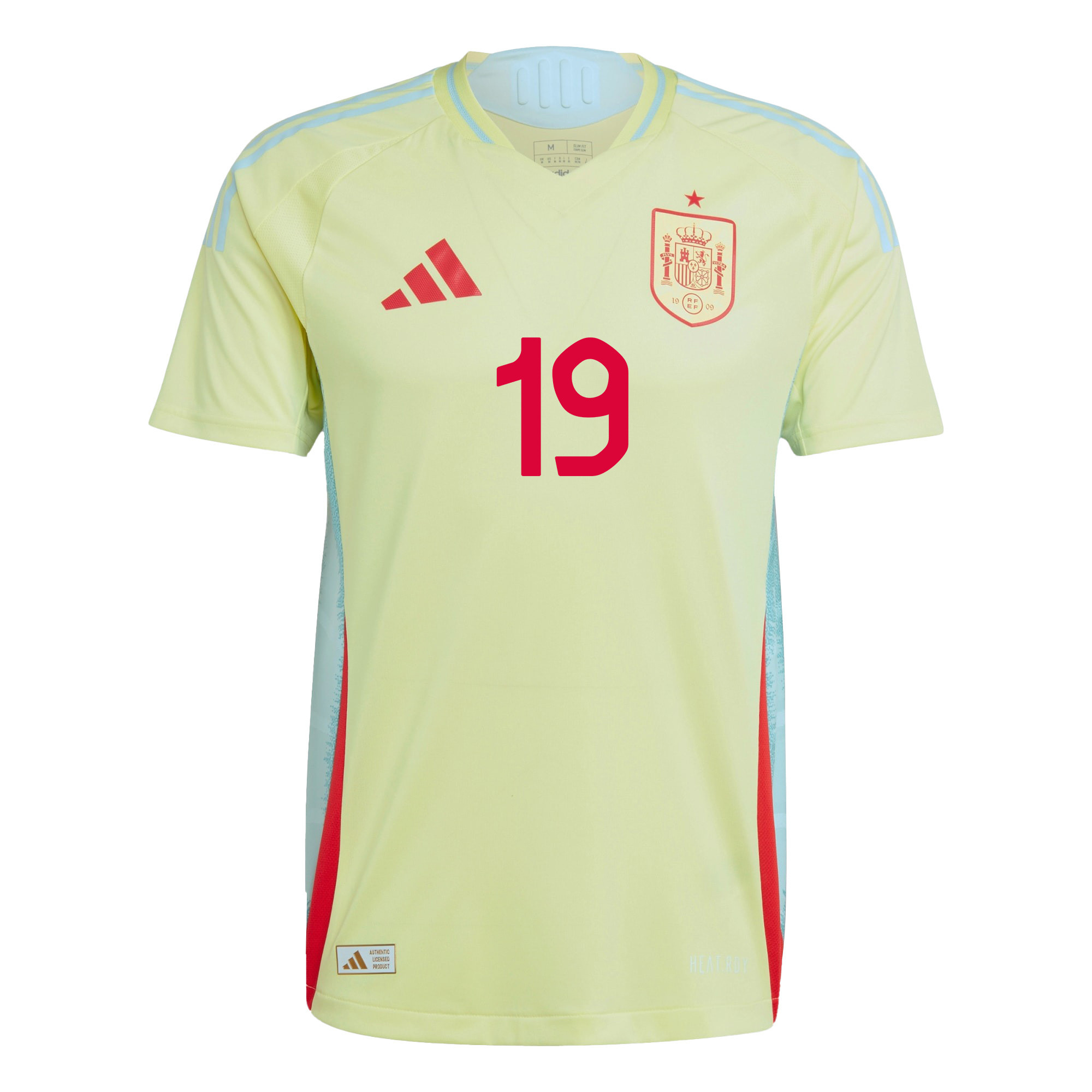 Oihan Sancet 19 Spain National Team 2024 Away Men Jersey - Yellow