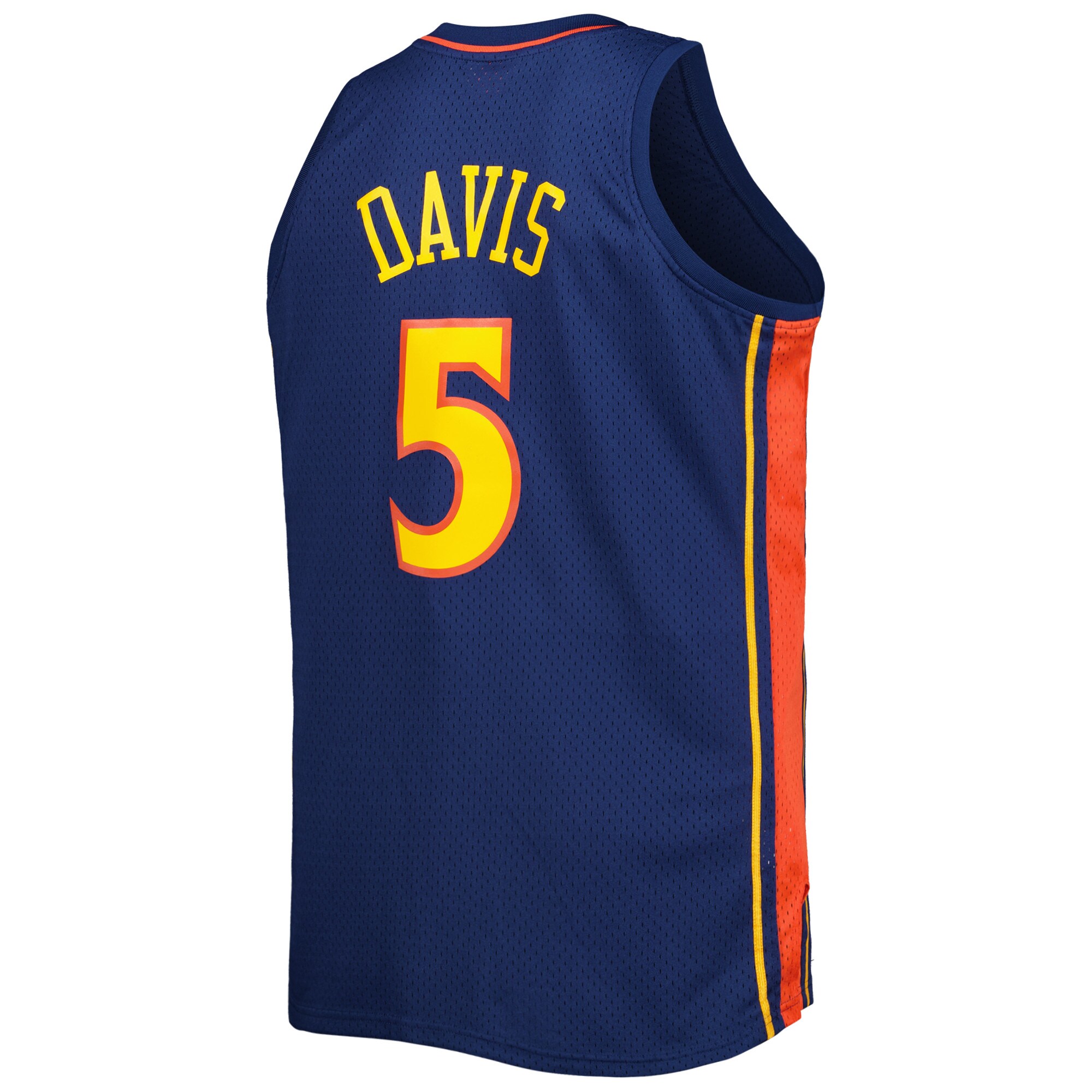 Baron Davis Golden State Warriors Mitchell & Ness Big & Tall Hardwood Classics 2006\/07 Swingman Jersey - Navy