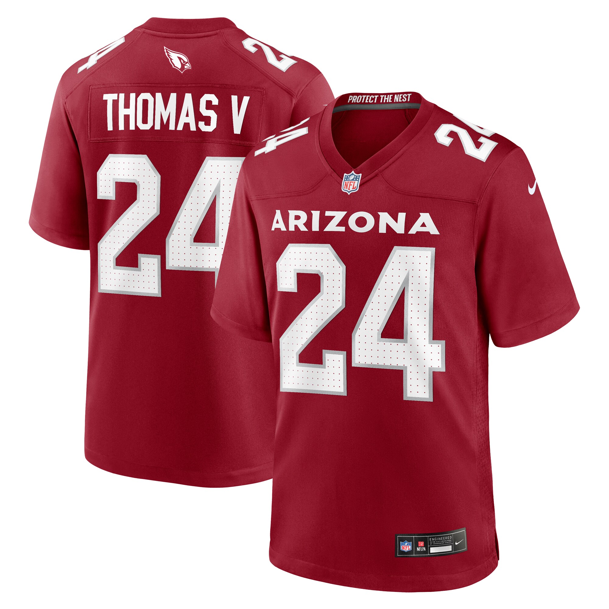 Starling Thomas V Arizona Cardinals  Team Game Jersey -  Cardinal