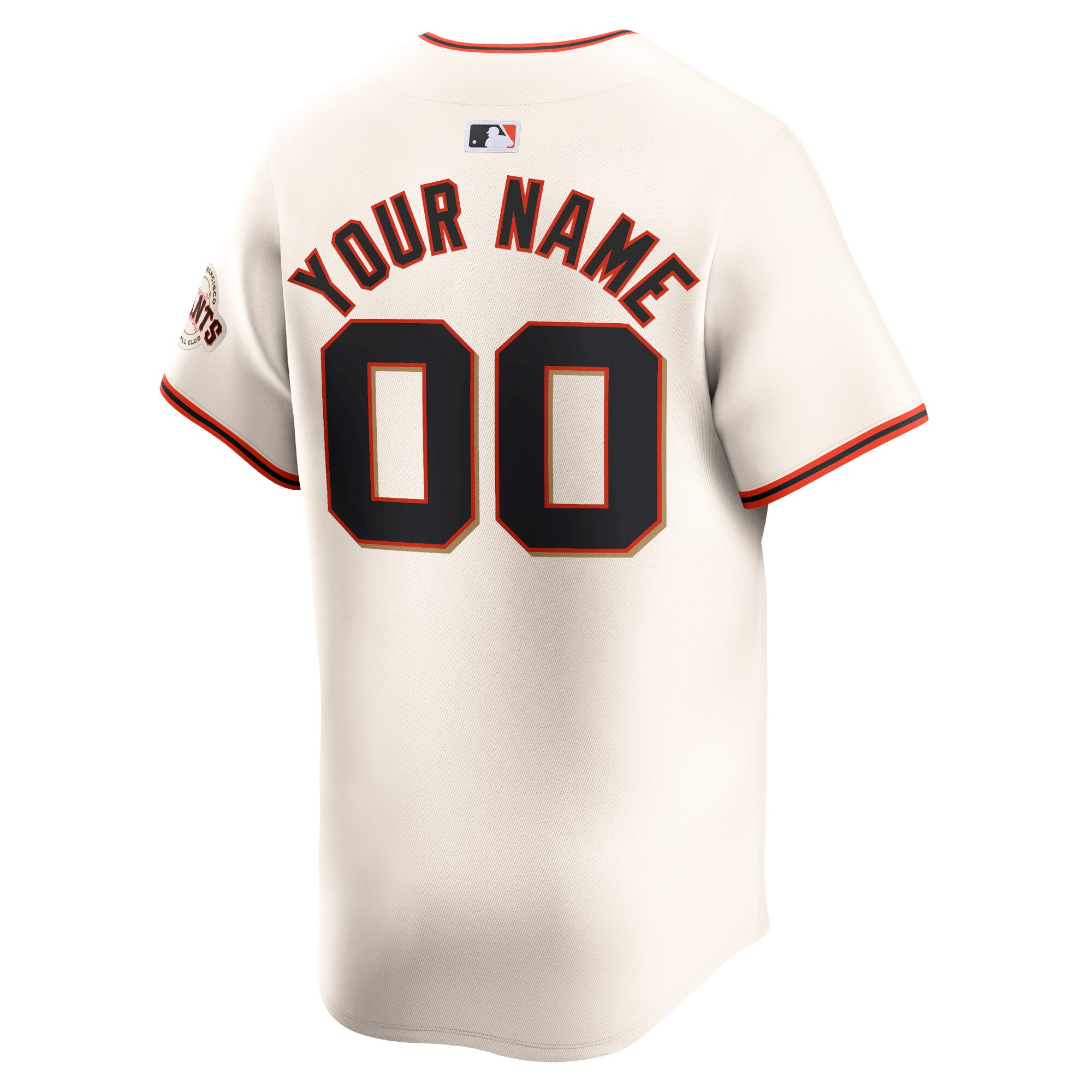 San Francisco Giants  Youth Home Limited Custom Jersey - Cream
