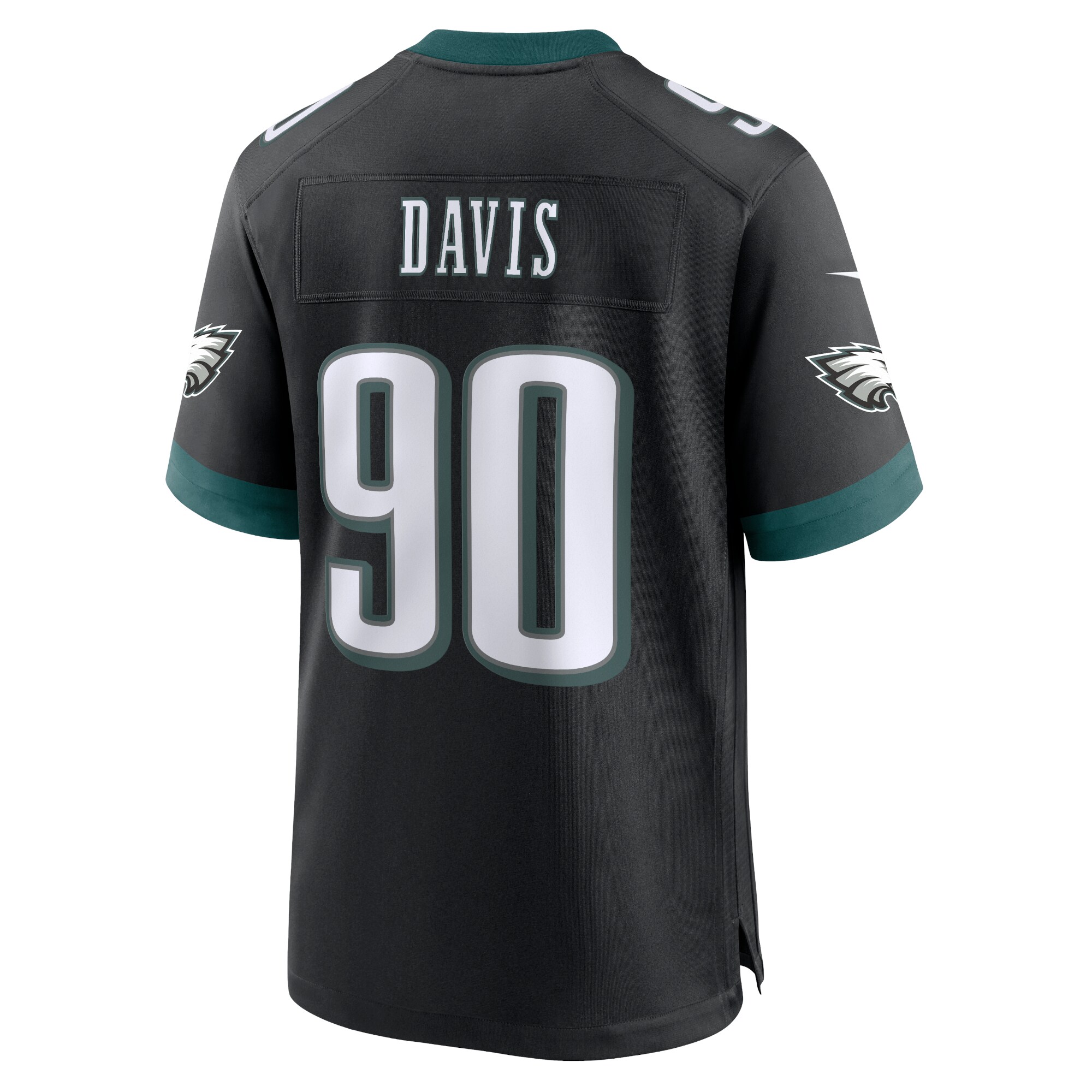 Jordan Davis Philadelphia Eagles  Alternate Game Jersey - Black