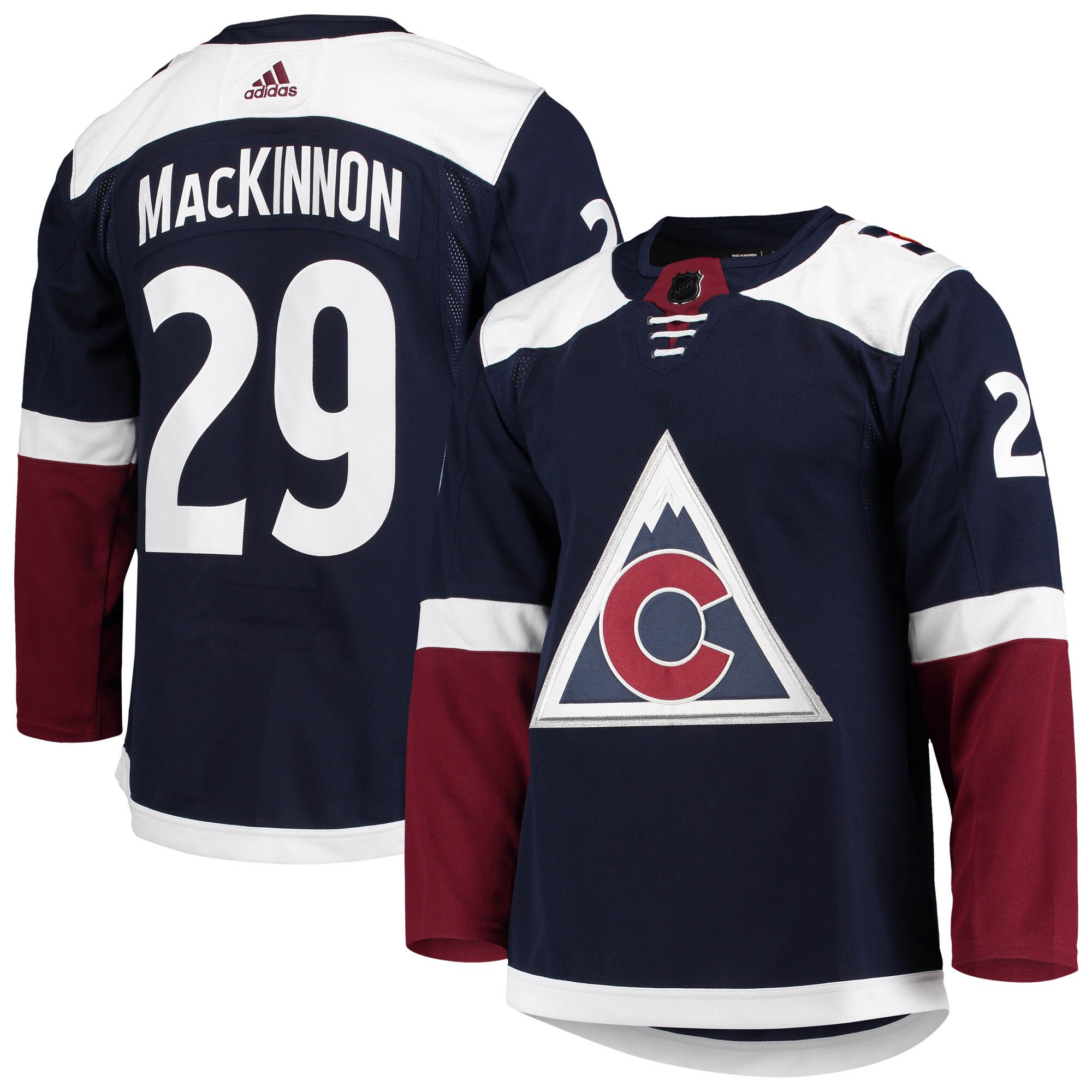 Nathan MacKinnon Colorado Avalanche adidas Alternate Primegreen Authentic Player Jersey - Navy