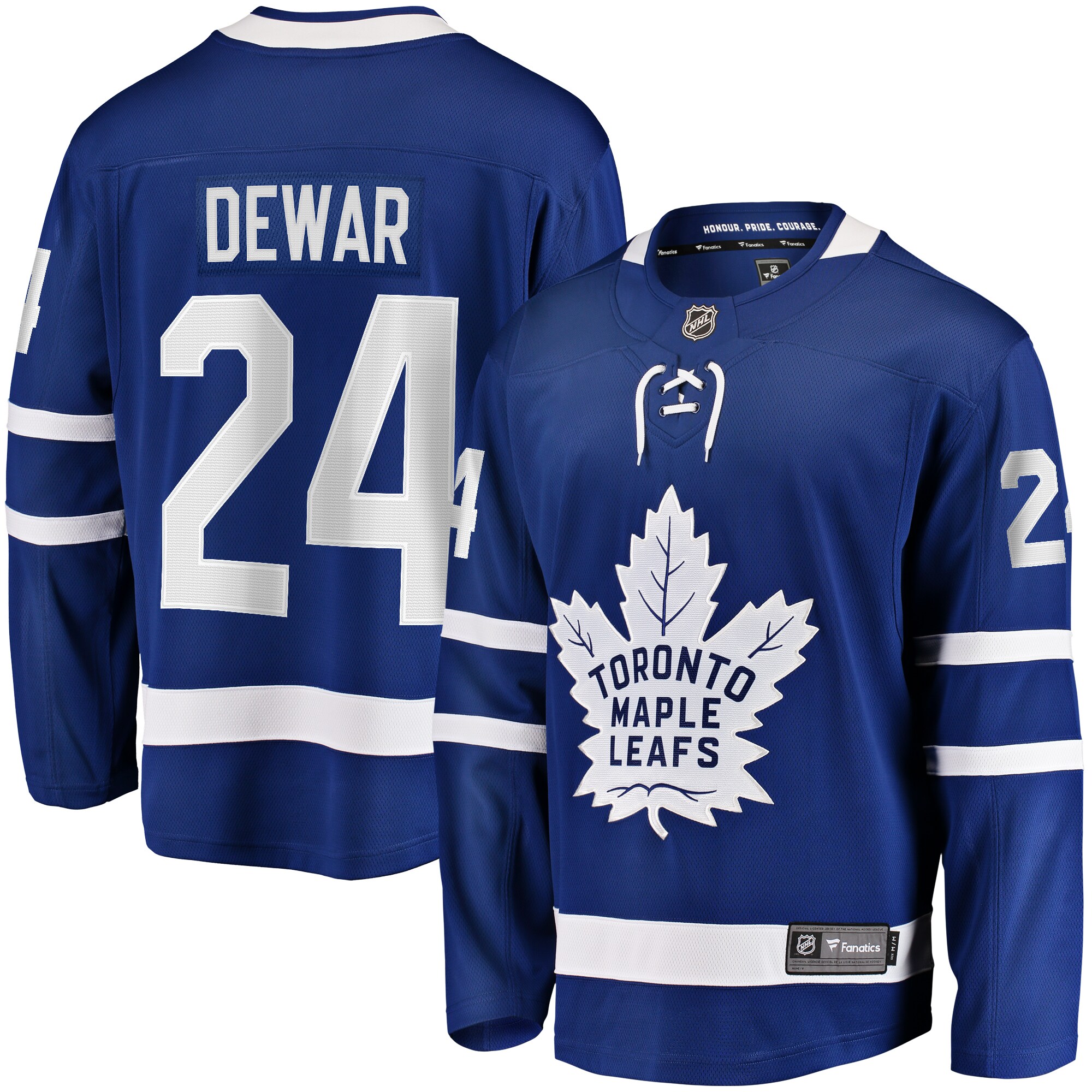 Connor Dewar Toronto Maple Leafs Fanatics Home Premier Breakaway Player Jersey - Blue
