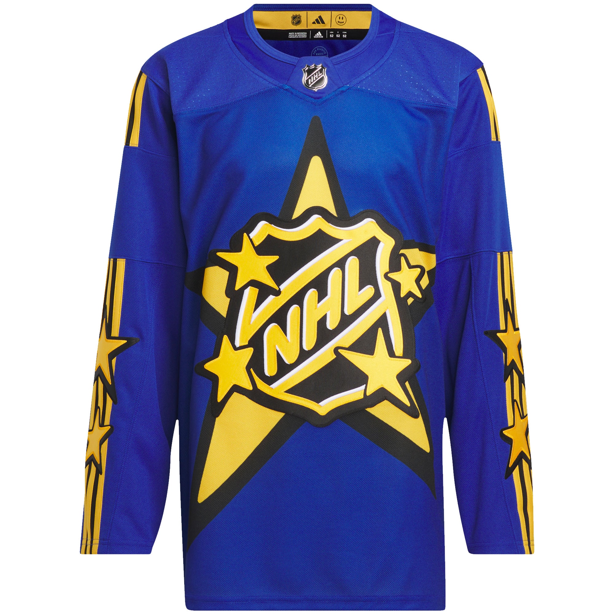 2024 NHL All-Star Game adidas x drew house Primegreen Authentic Jersey - Blue