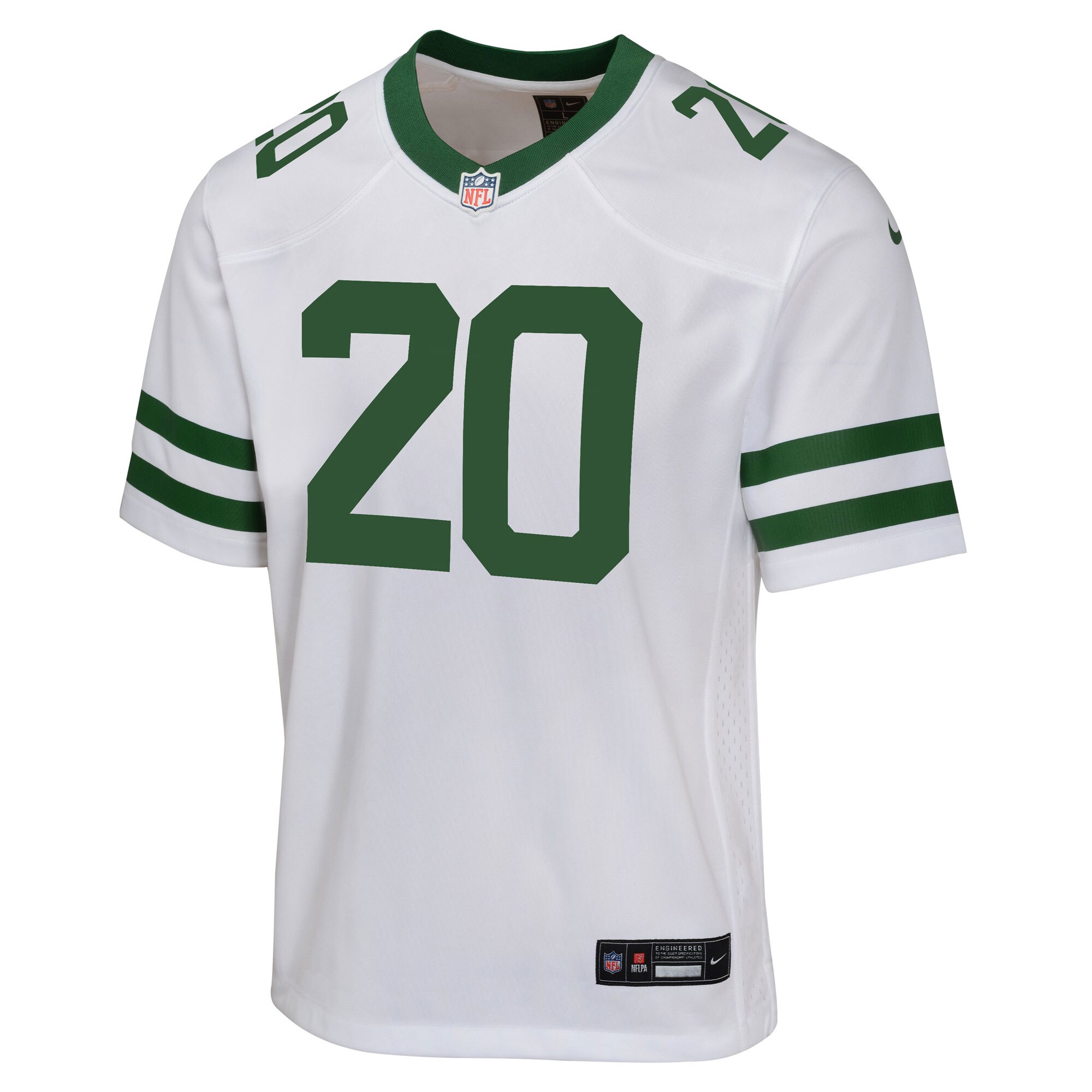 Breece Hall New York Jets  Youth Game Jersey - Legacy White