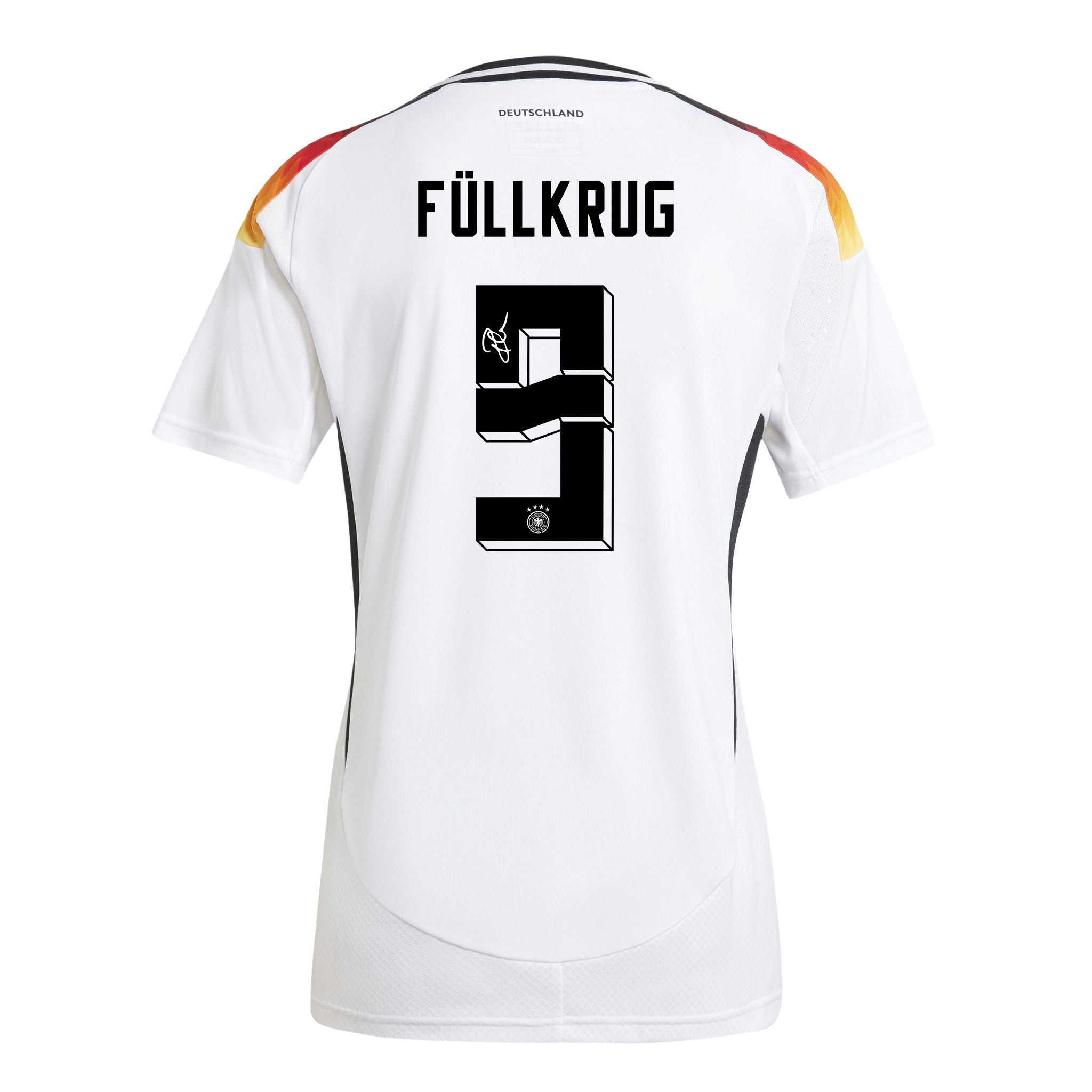 Niclas Füllkrug 9 Signed Germany National Team 2024/25 Home Jersey Autographed - Women