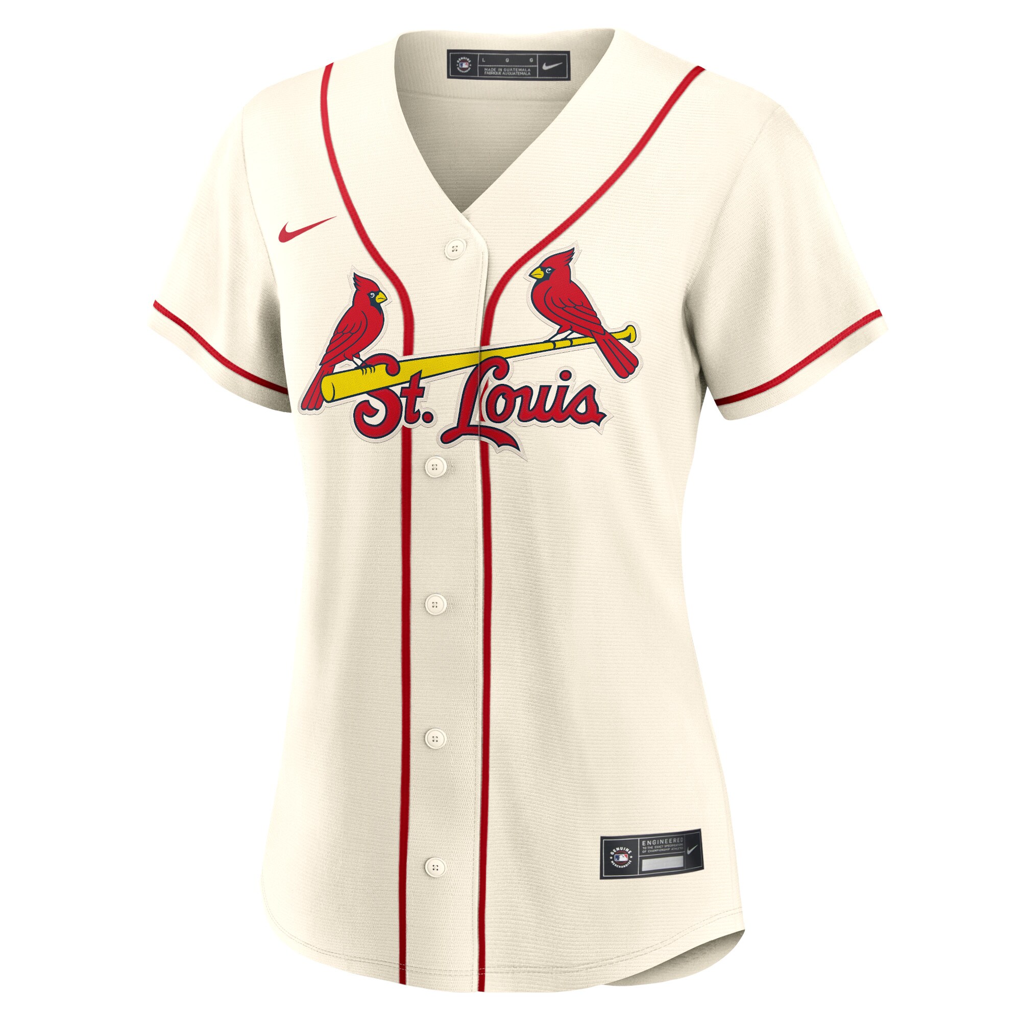 Nolan Arenado St. Louis Cardinals  Women's Alternate Replica Player Jersey - Cream