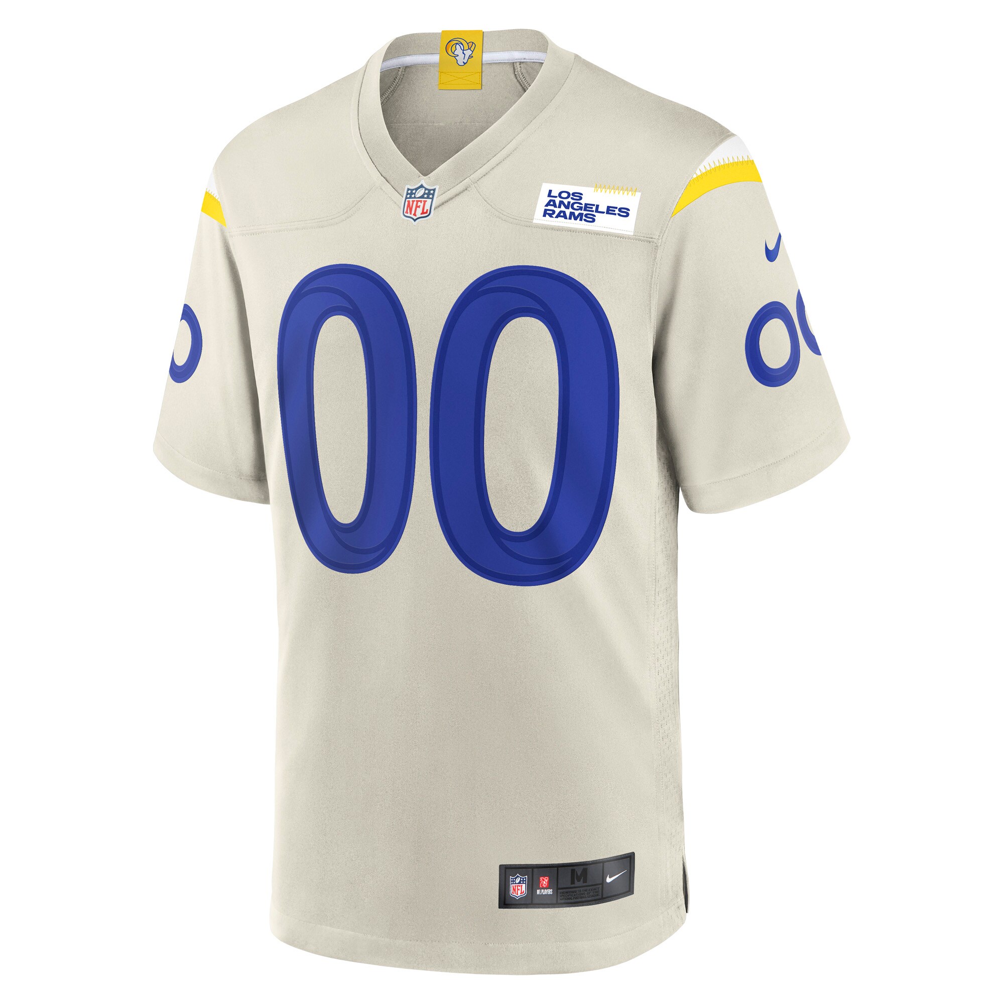 Los Angeles Rams Custom Game Jersey - Bone