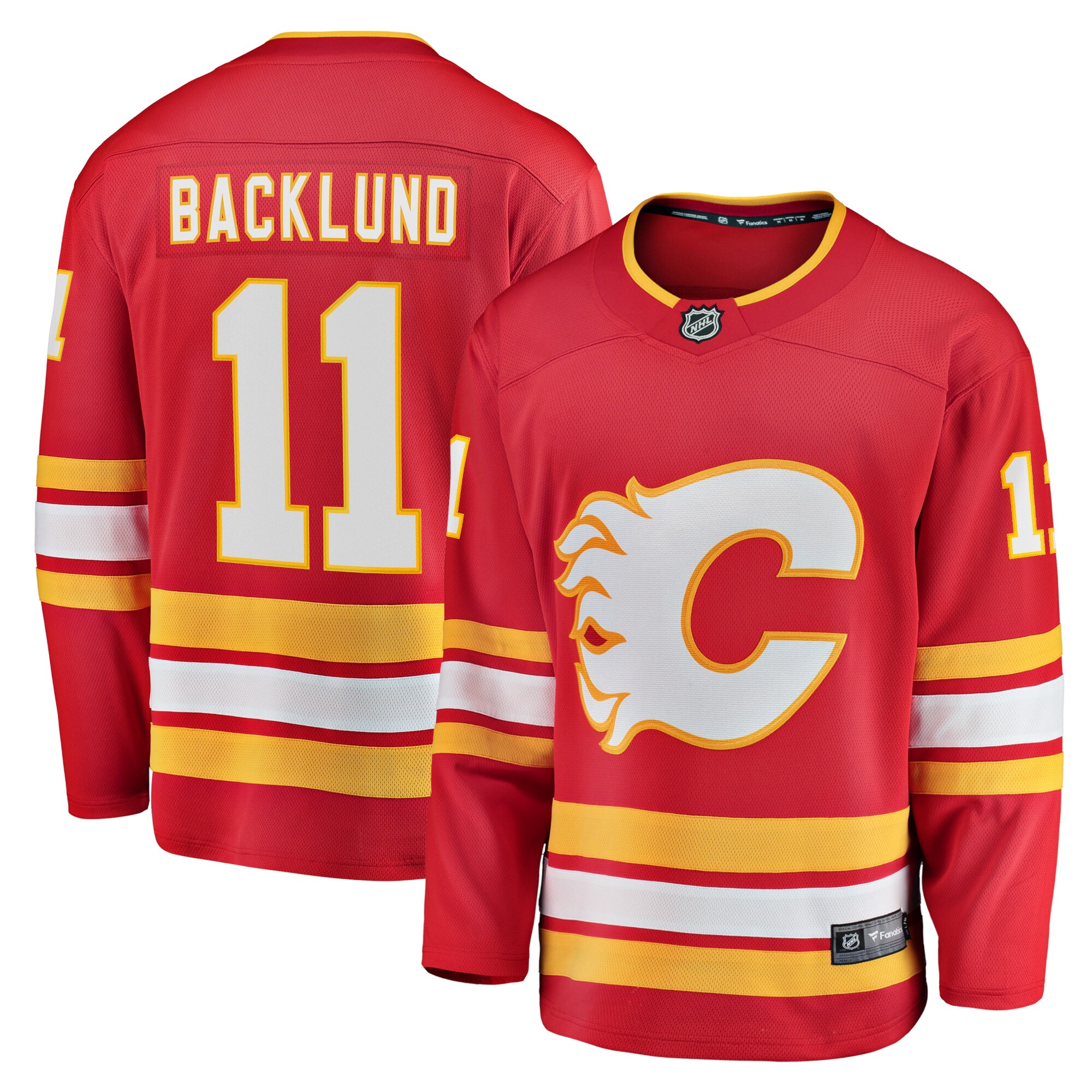Mikael Backlund Calgary Flames Fanatics Home Breakaway Player Jersey - Red