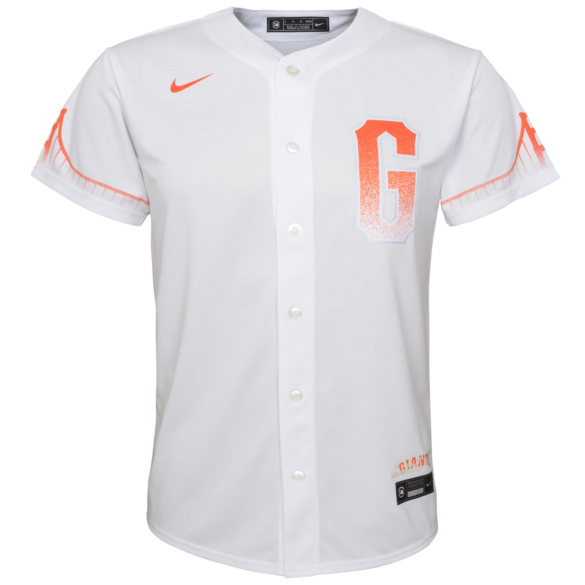San Francisco Giants  Youth City Connect Replica Jersey - White