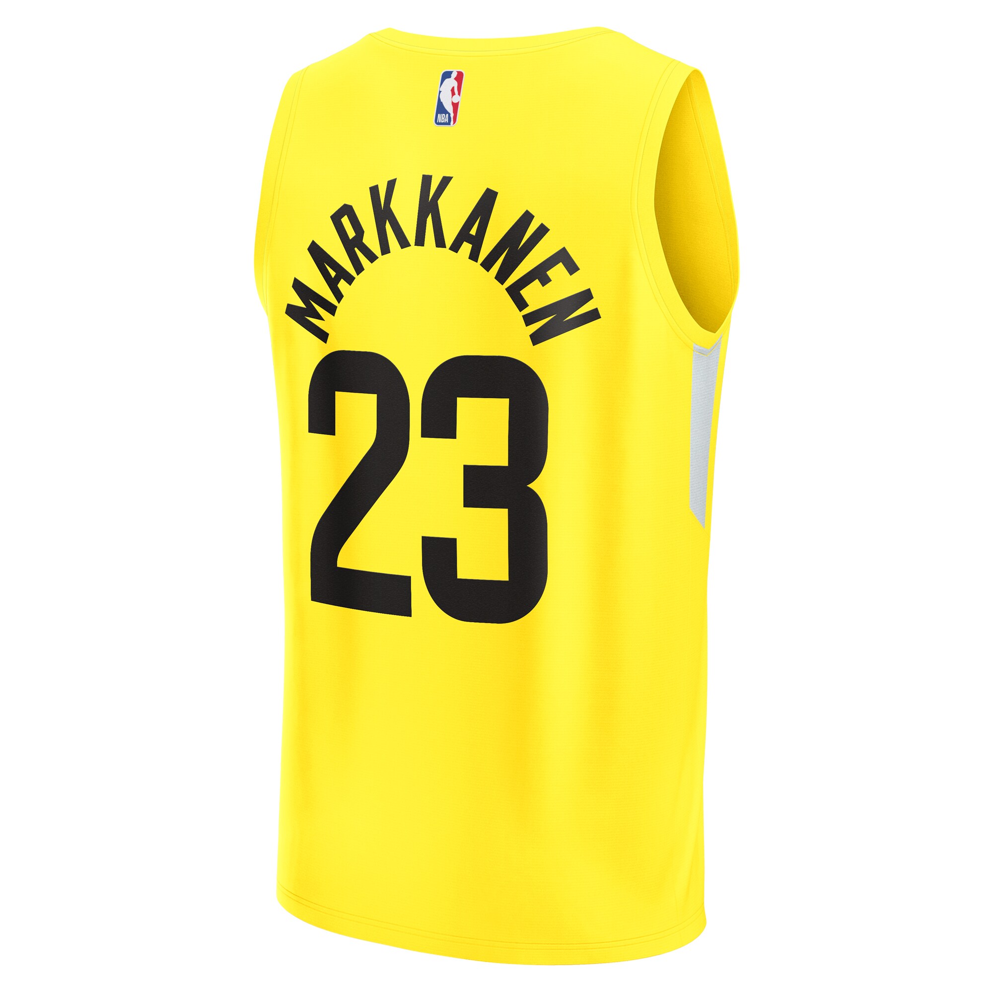 Lauri Markkanen Utah Jazz Fanatics Youth Fast Break Player Jersey - Icon Edition - Yellow