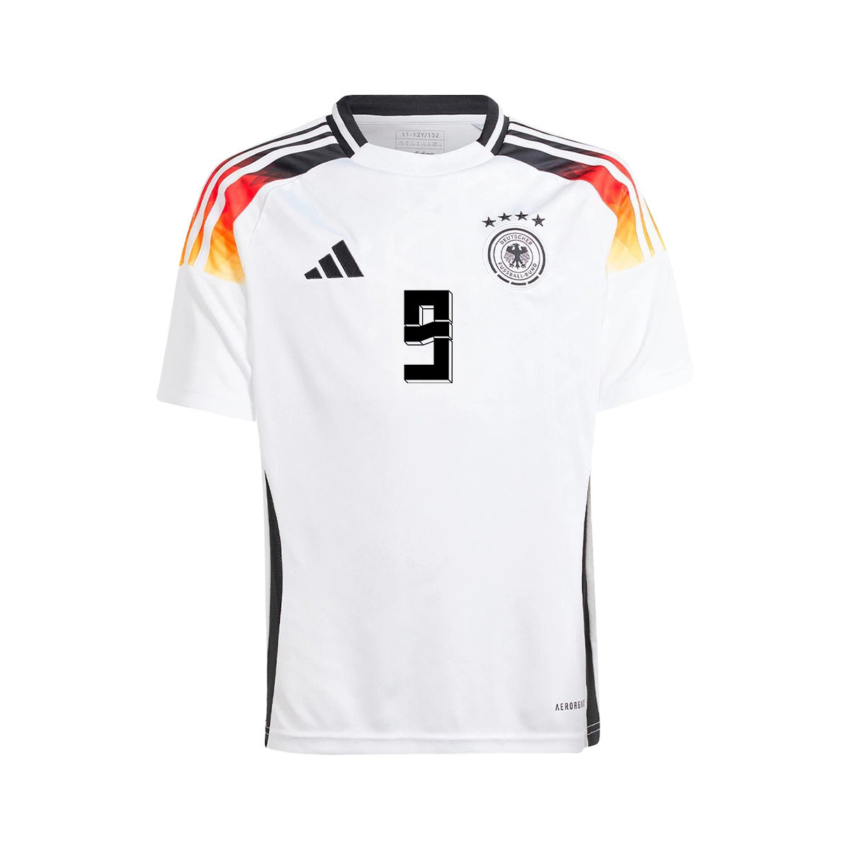 Niclas Füllkrug 9 Signed Goal Germany National Team 2024 Home YOUTH Jersey - White