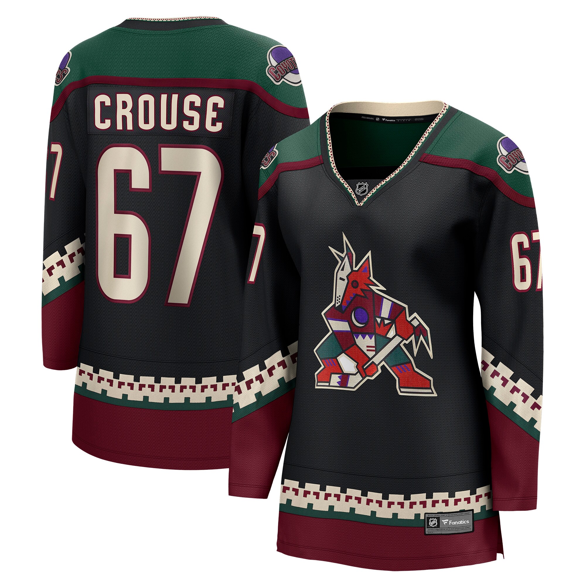 Lawson Crouse Arizona Coyotes Fanatics Women's Home Breakaway Player Jersey - Black