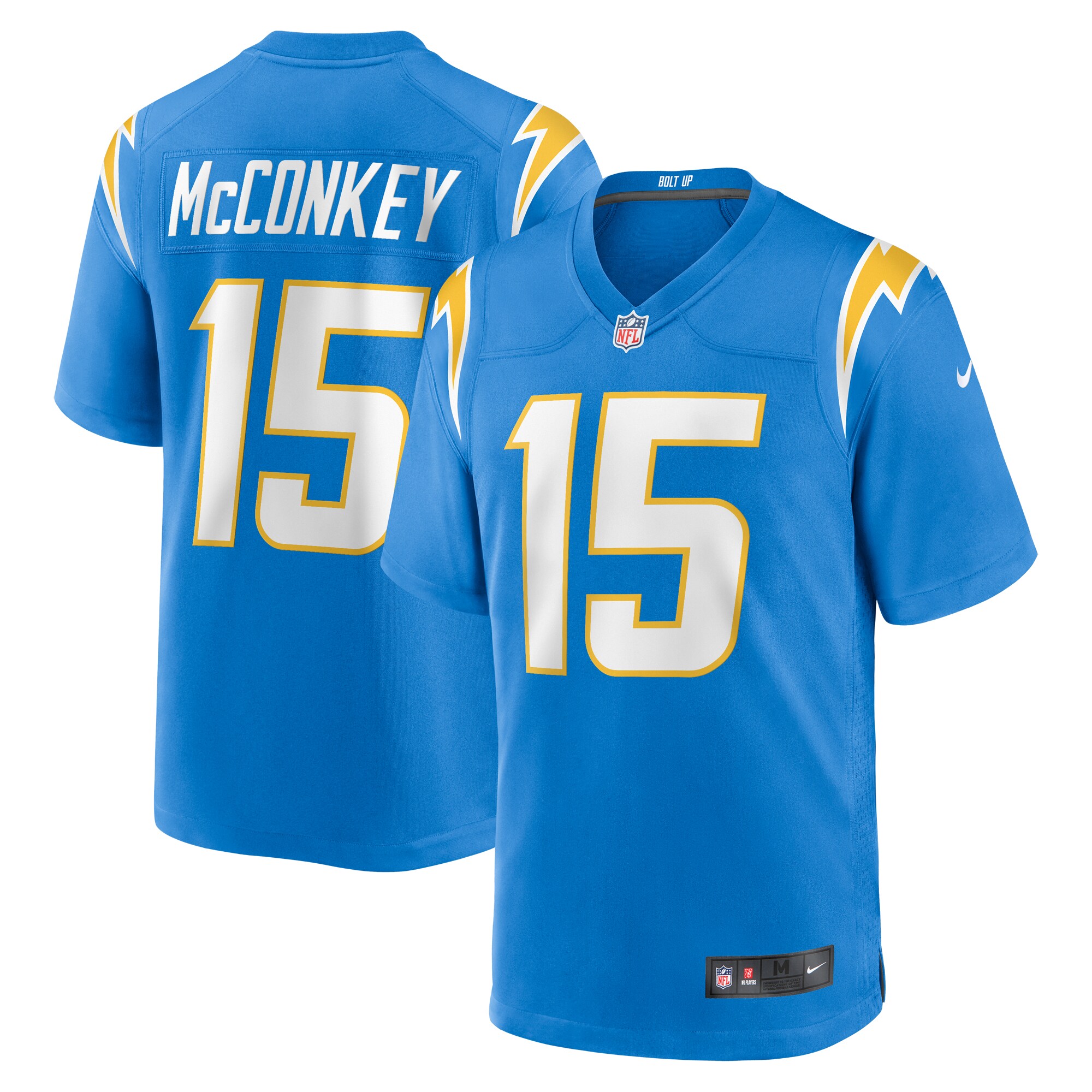 Ladd McConkey Los Angeles Chargers  2024 NFL Draft Player Game Jersey - Powder Blue