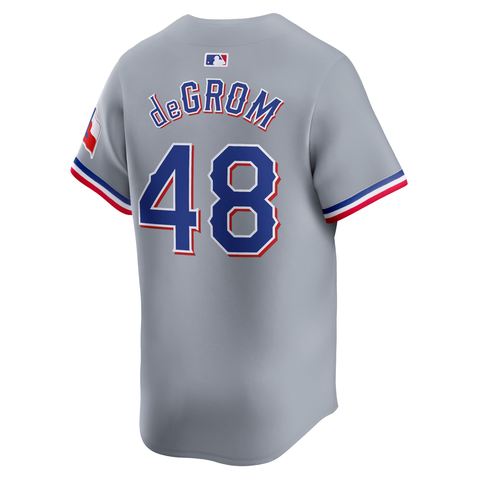 Jacob deGrom Texas Rangers  Away Limited Player Jersey - Gray