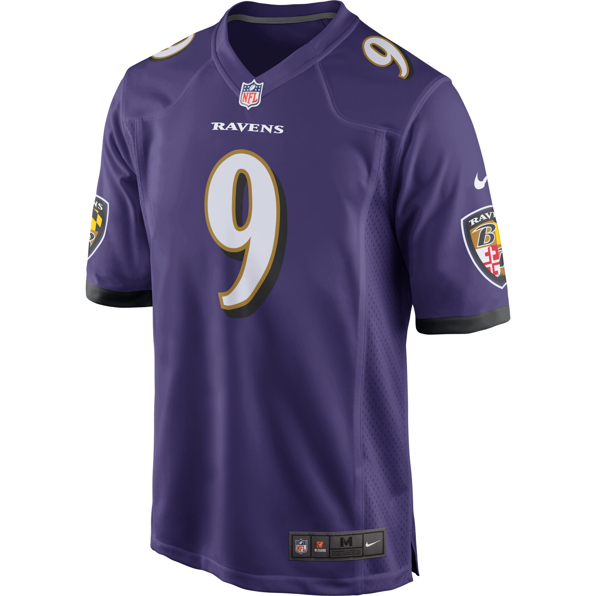 Justin Tucker Baltimore Ravens  Game Jersey - Purple