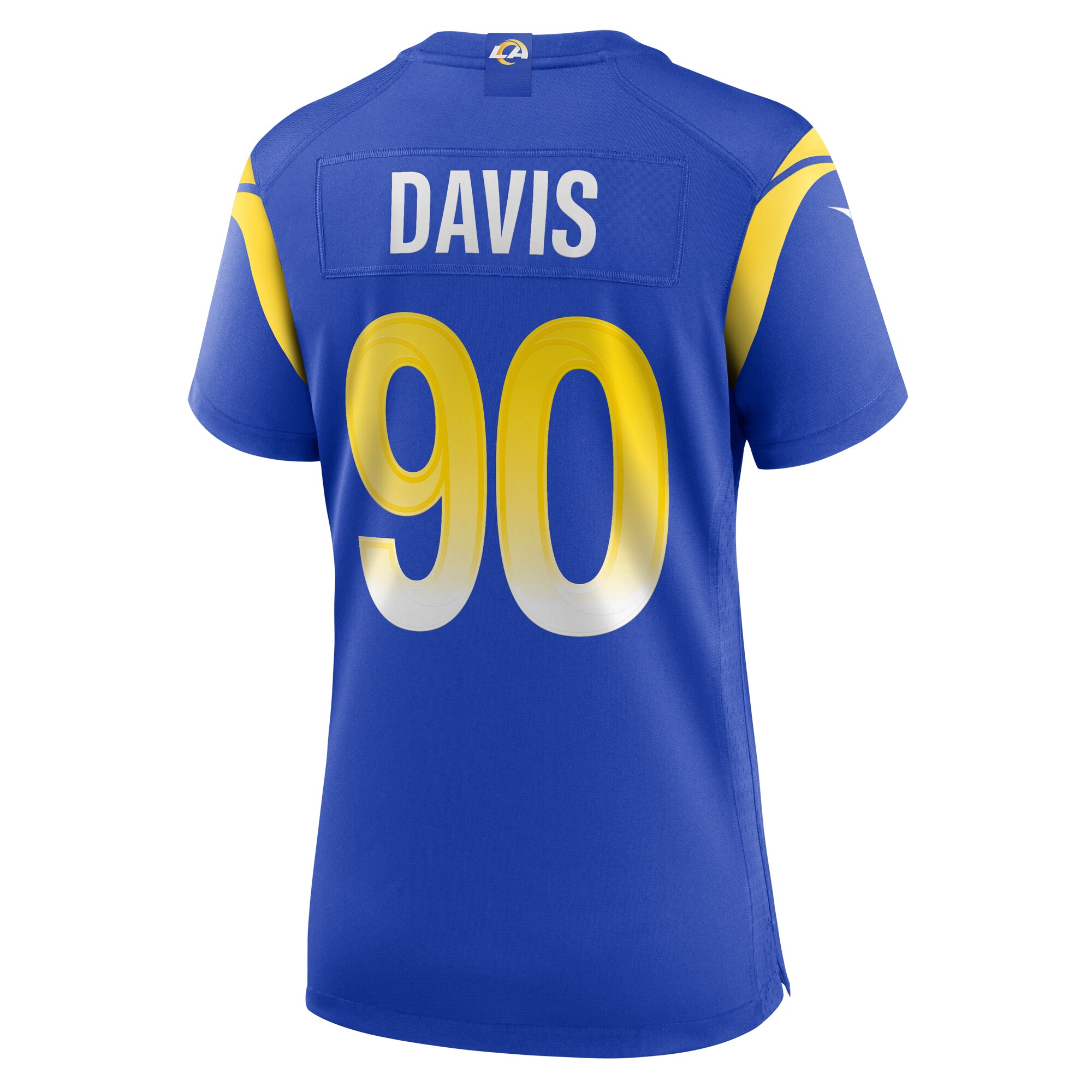 Tyler Davis Los Angeles Rams  Women's  Game Jersey -  Royal