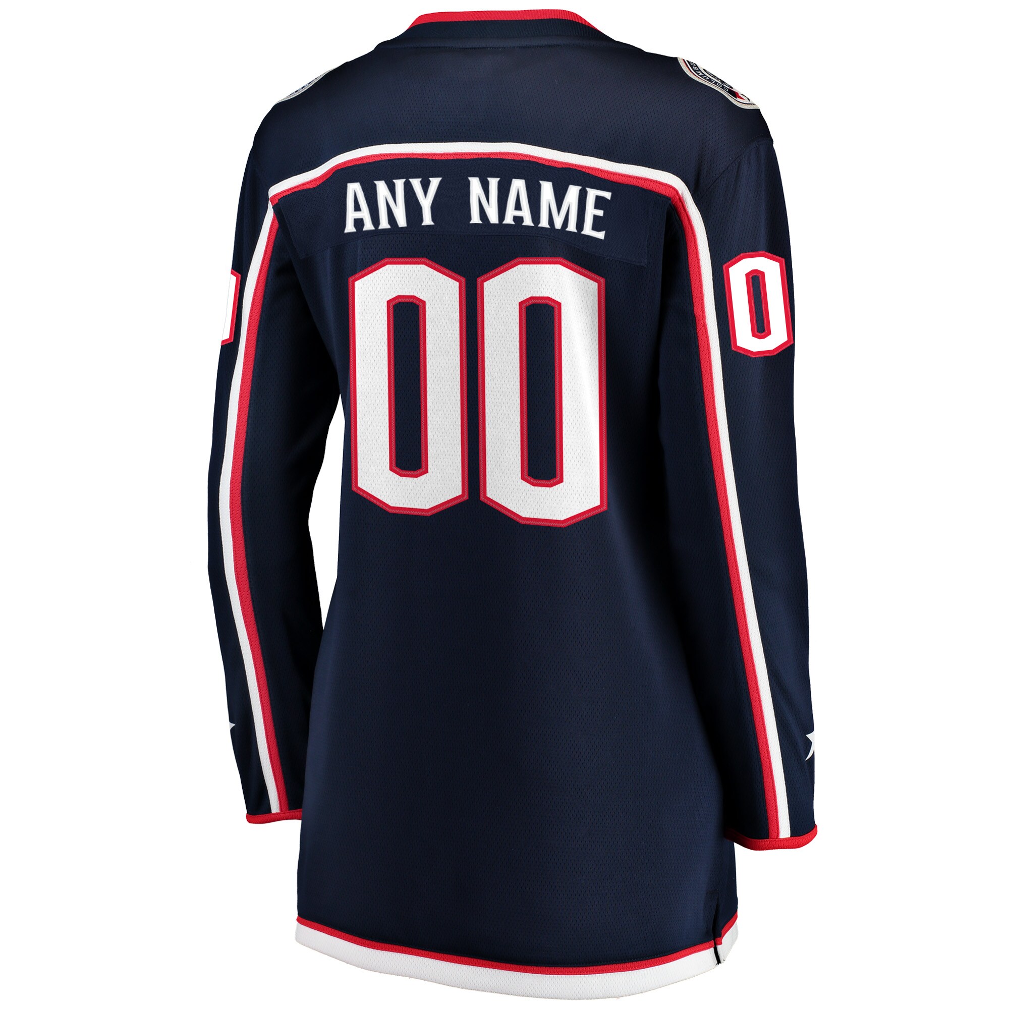 Columbus Blue Jackets Fanatics Women's Home Breakaway Custom Jersey - Navy