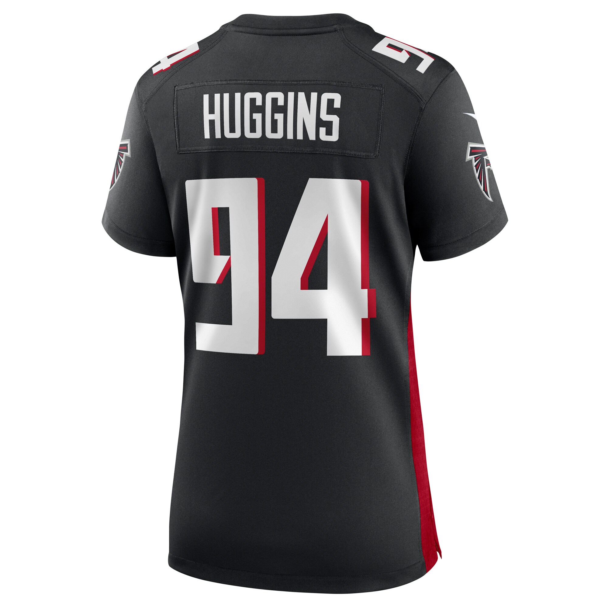 Albert Huggins Atlanta Falcons  Women's Team Game Jersey -  Black