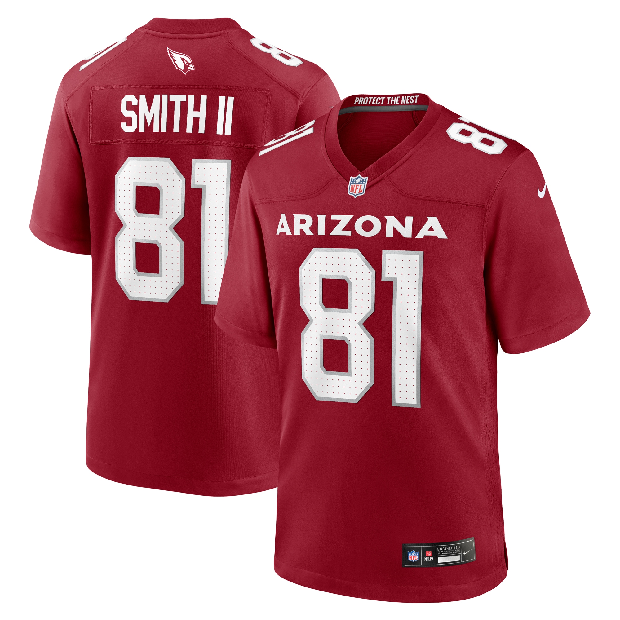Jeff Smith II Arizona Cardinals   Game Jersey -  Cardinal