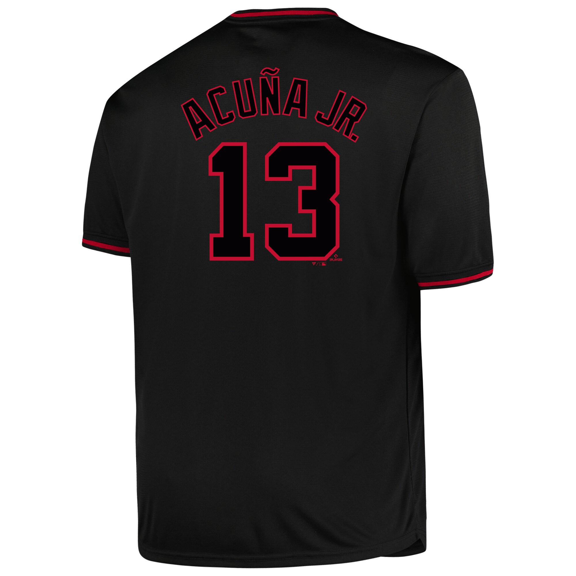 Ronald Acu\u00c3\u00b1a Jr. Atlanta Braves Profile Big & Tall Pop Fashion Player Jersey - Black