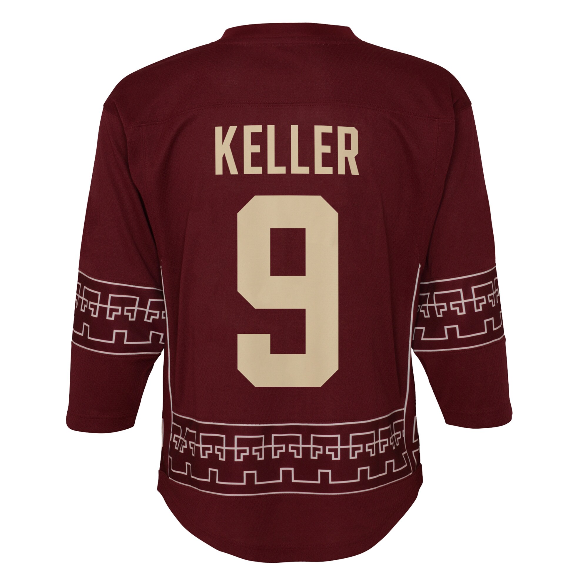 Clayton Keller Arizona Coyotes Toddler Alternate 2022\/23 Replica Player Jersey - Garnet