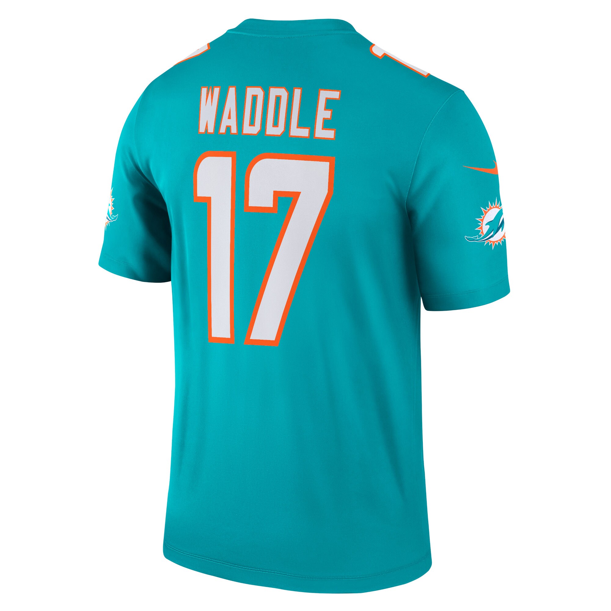 Jaylen Waddle Miami Dolphins  Legend Jersey - Aqua
