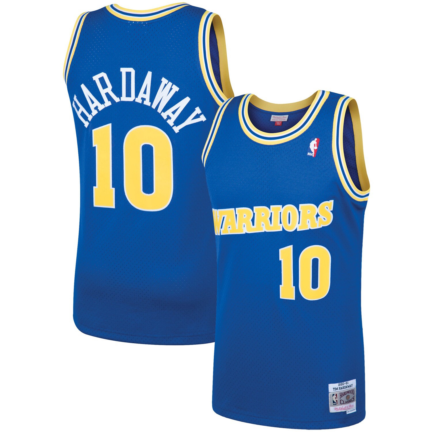 Tim Hardaway Golden State Warriors Mitchell & Ness 1990\/91 Hardwood Classics Swingman Jersey - Royal