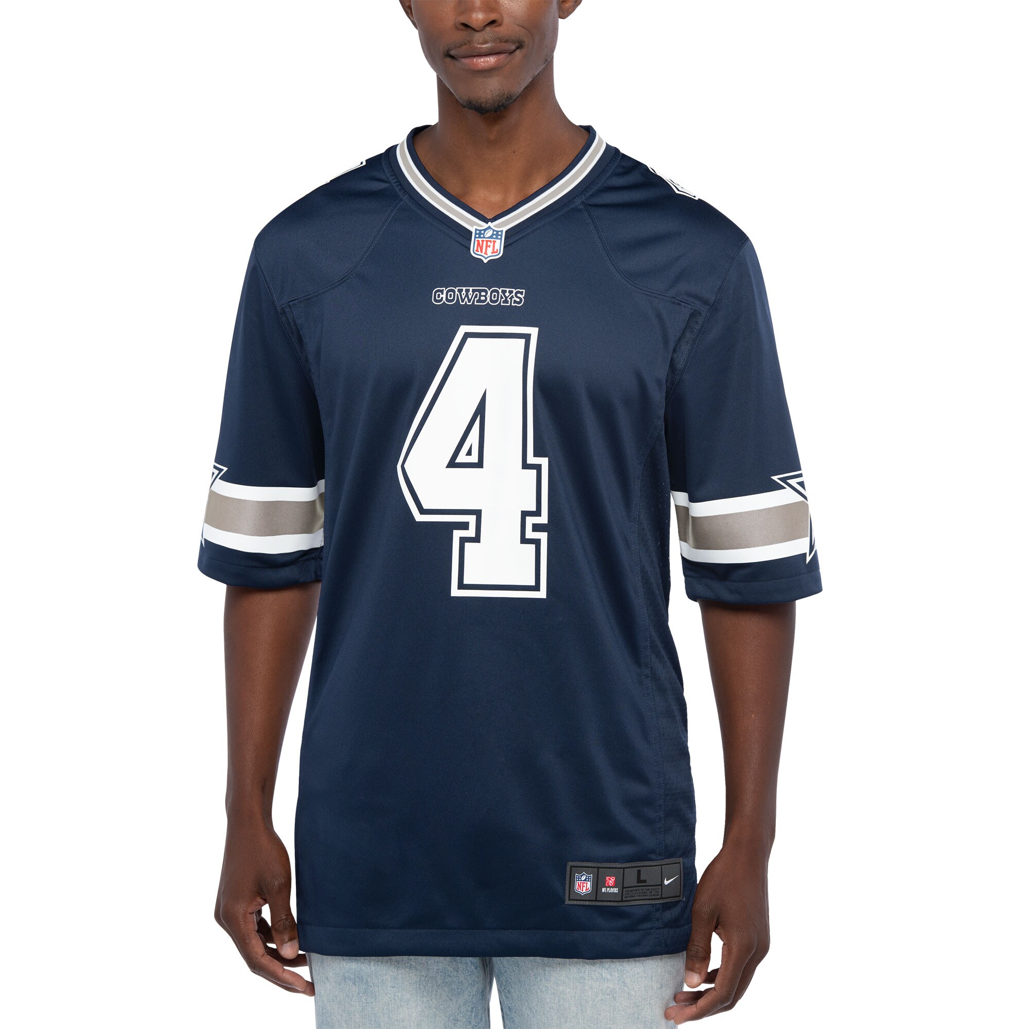 Dak Prescott Dallas Cowboys  Game Team Jersey - Navy