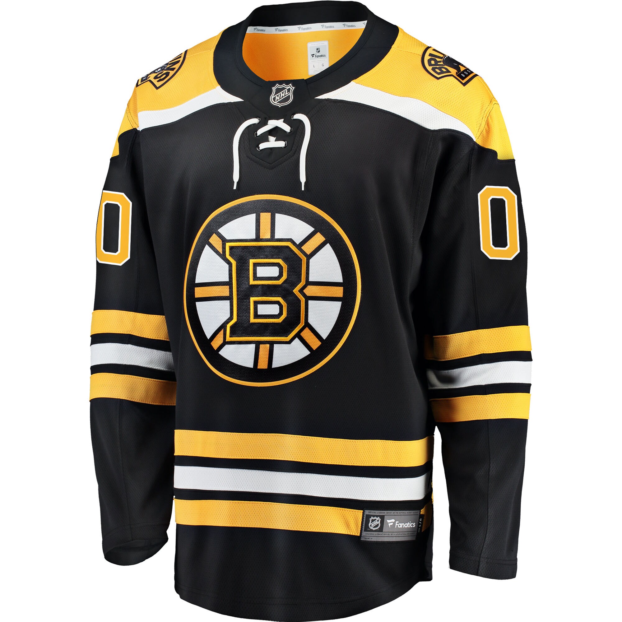 Boston Bruins Fanatics Home Breakaway Custom Jersey - Black