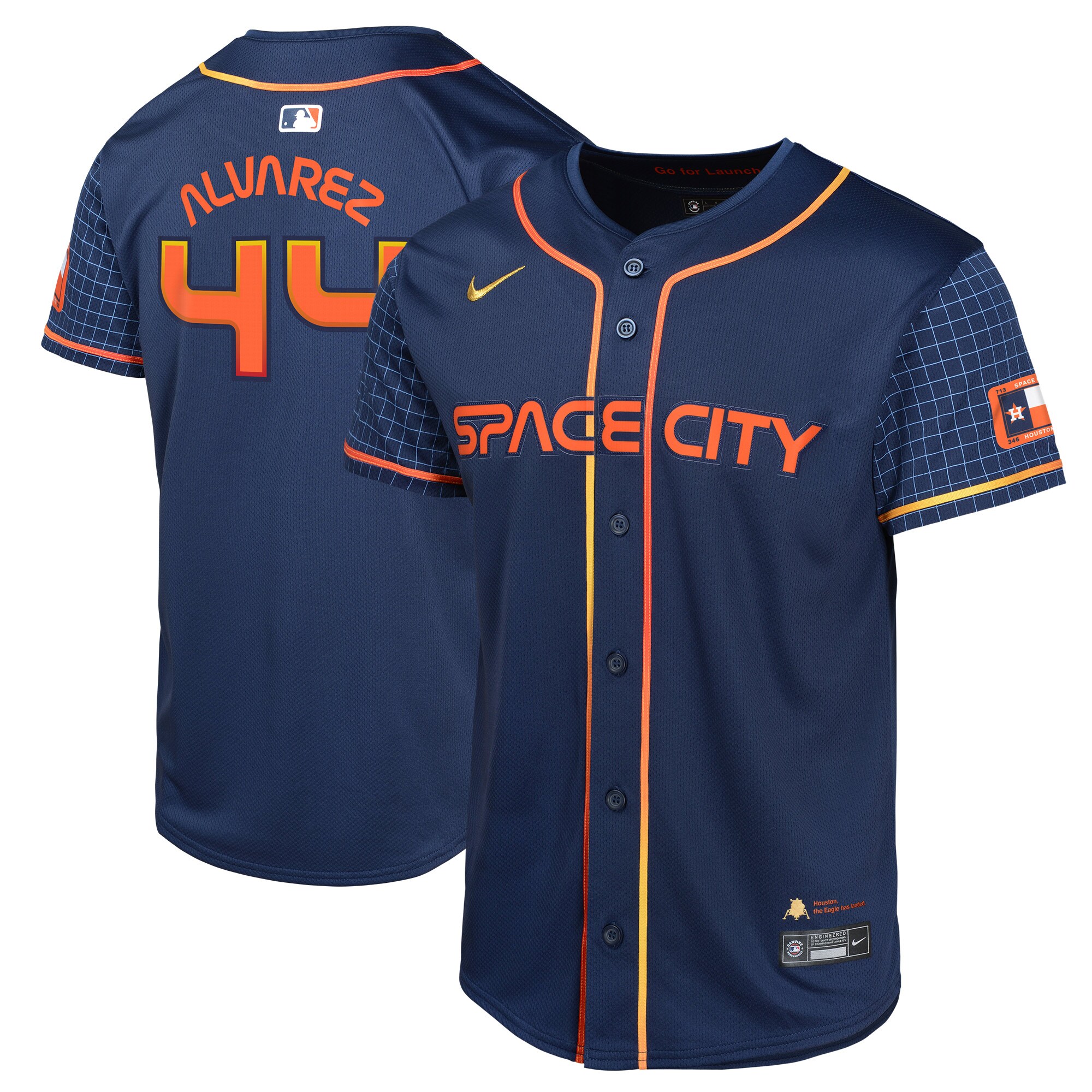Yordan Alvarez Houston Astros  Youth City Connect Limited Player Jersey - Navy