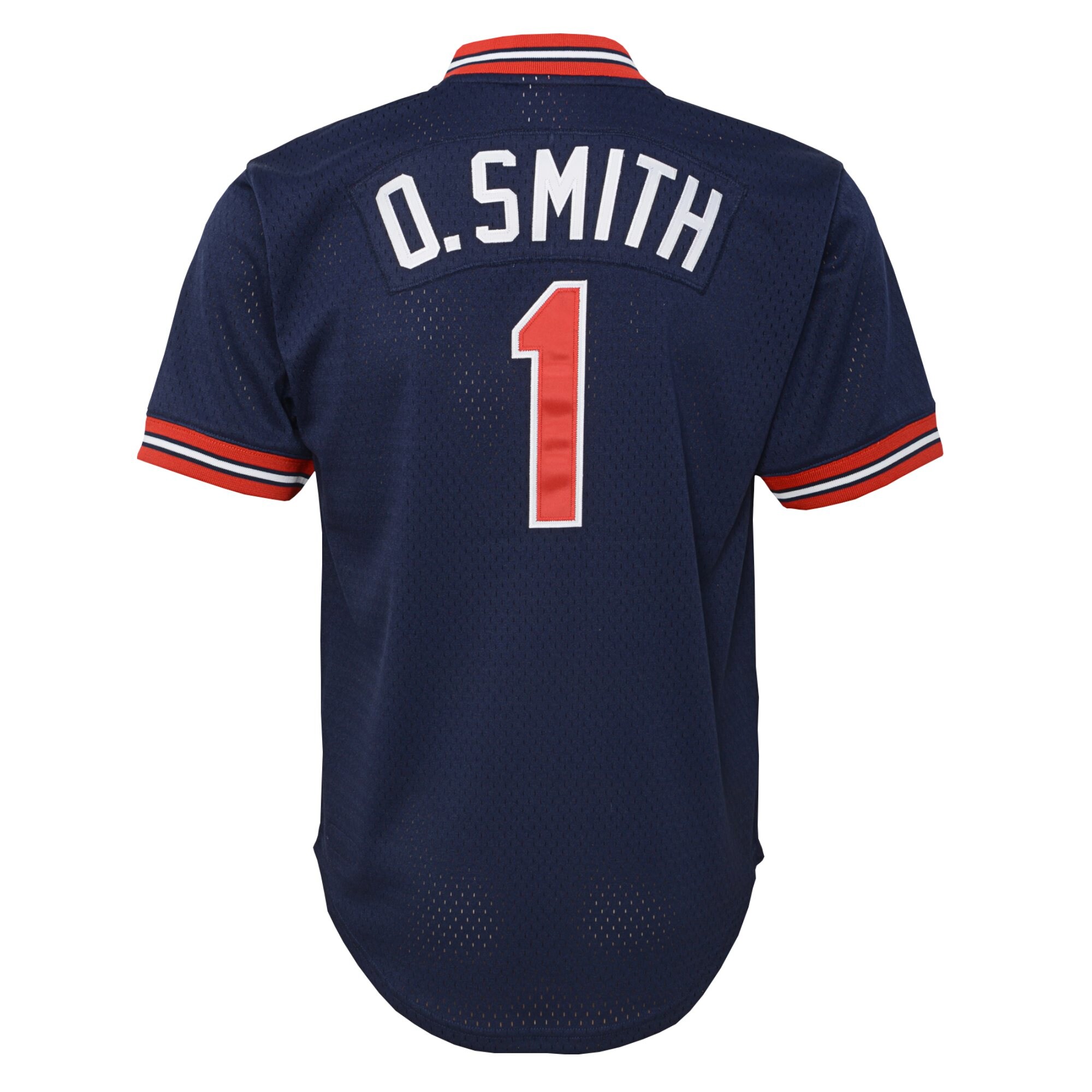 Ozzie Smith St. Louis Cardinals Mitchell & Ness Youth Cooperstown Collection\u00c2\u00a0Mesh Batting Practice Jersey - Navy