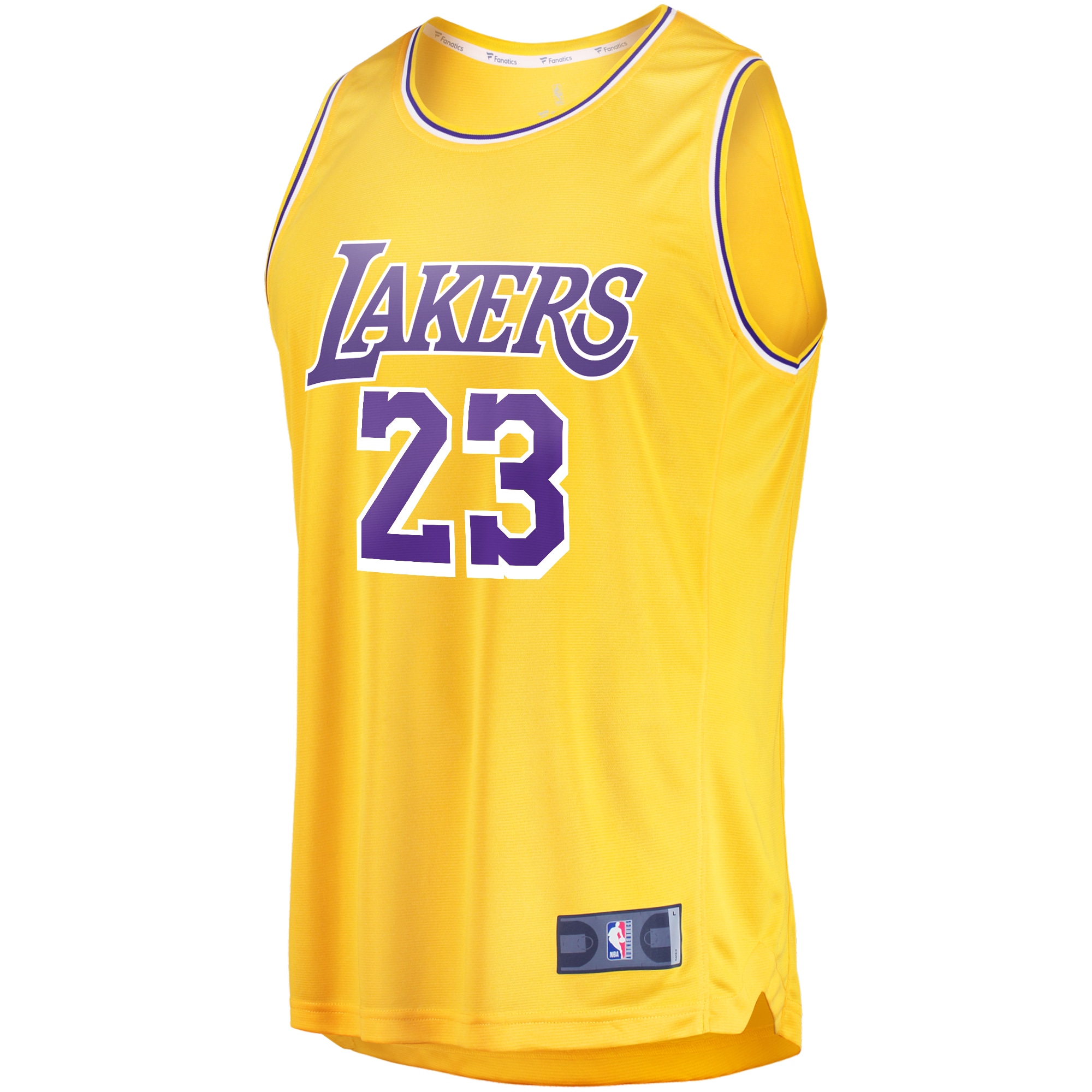 LeBron James Los Angeles Lakers Fanatics Youth Fast Break Player Jersey - Icon Edition - Gold