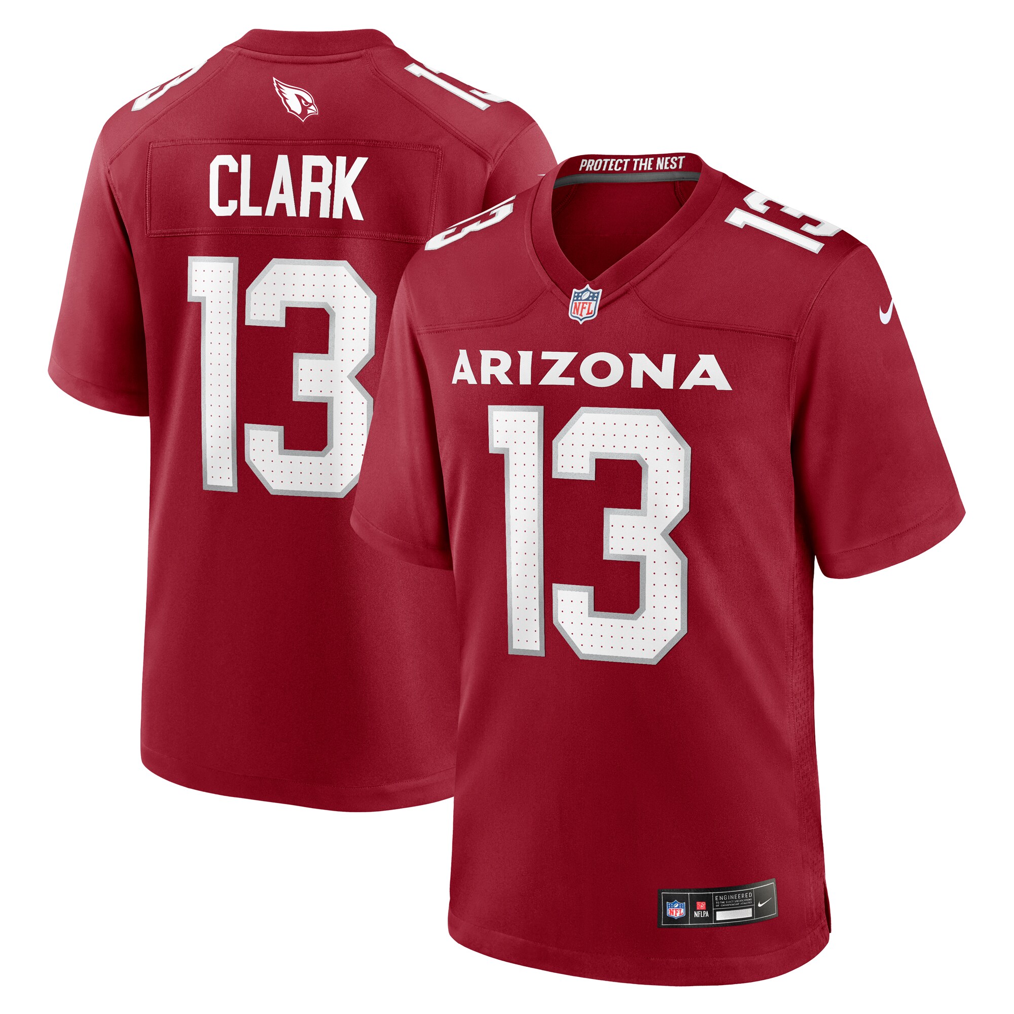 Kei'Trel Clark Arizona Cardinals   Game Jersey -  Cardinal