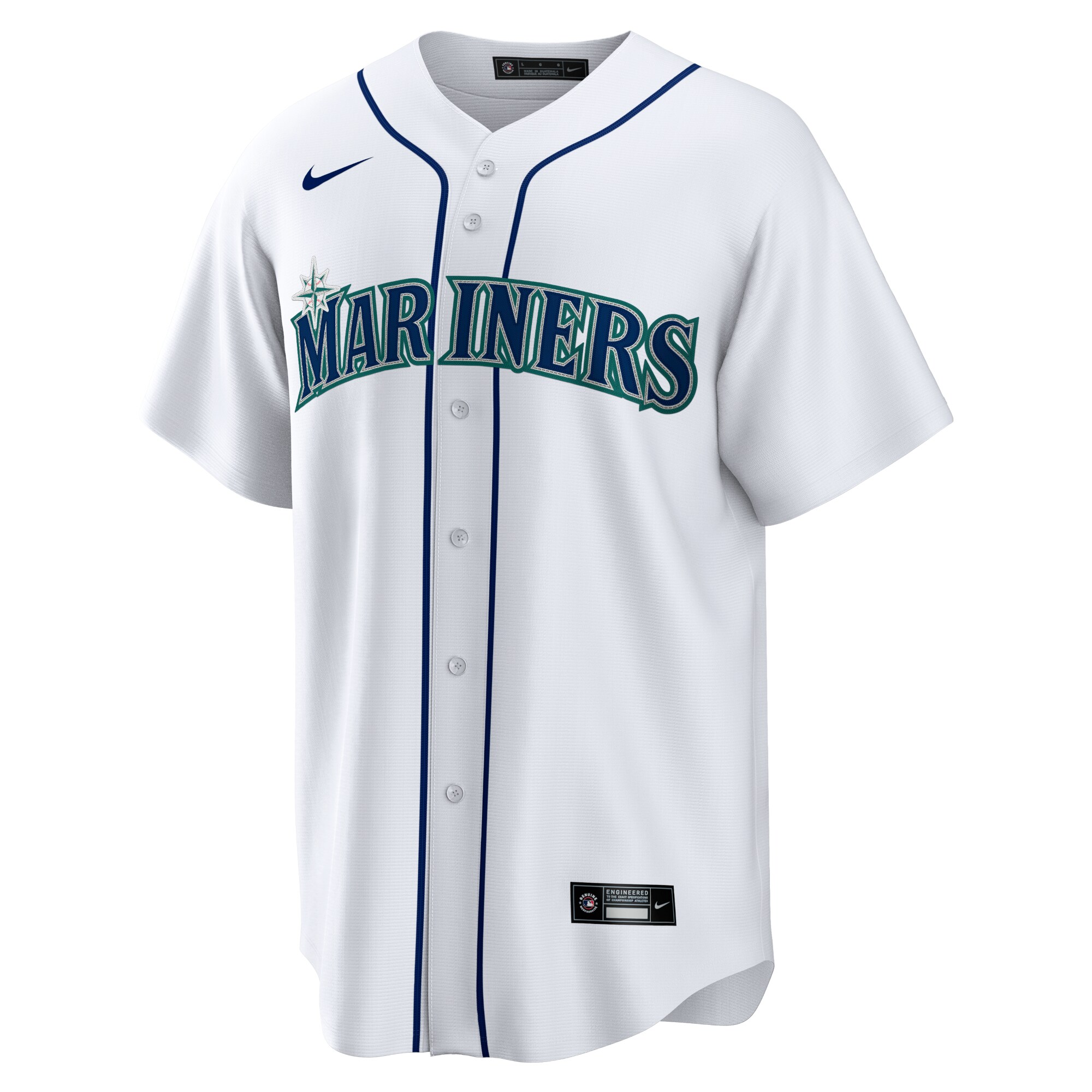 Logan Gilbert Seattle Mariners  Home Replica Jersey - White