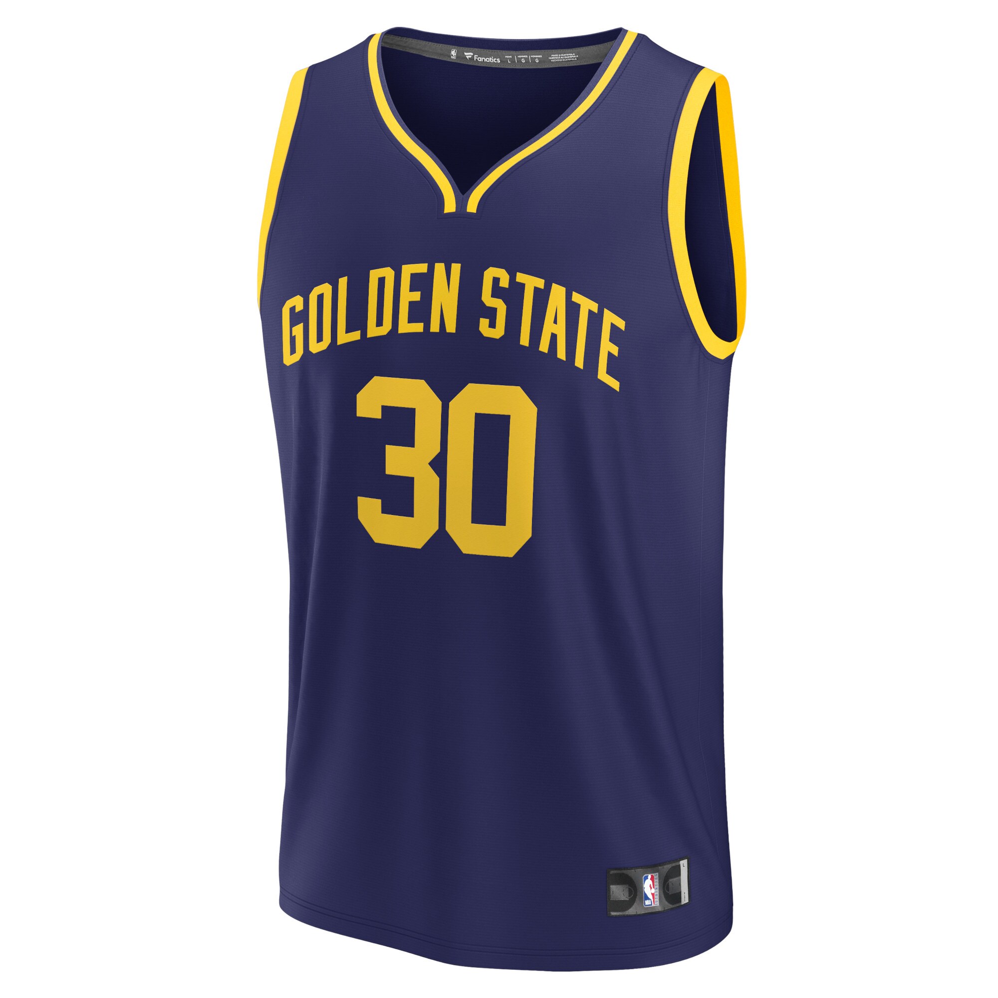 Golden State Warriors Fanatics Youth Fast Break Replica Player Jersey - Statement Edition - Navy
