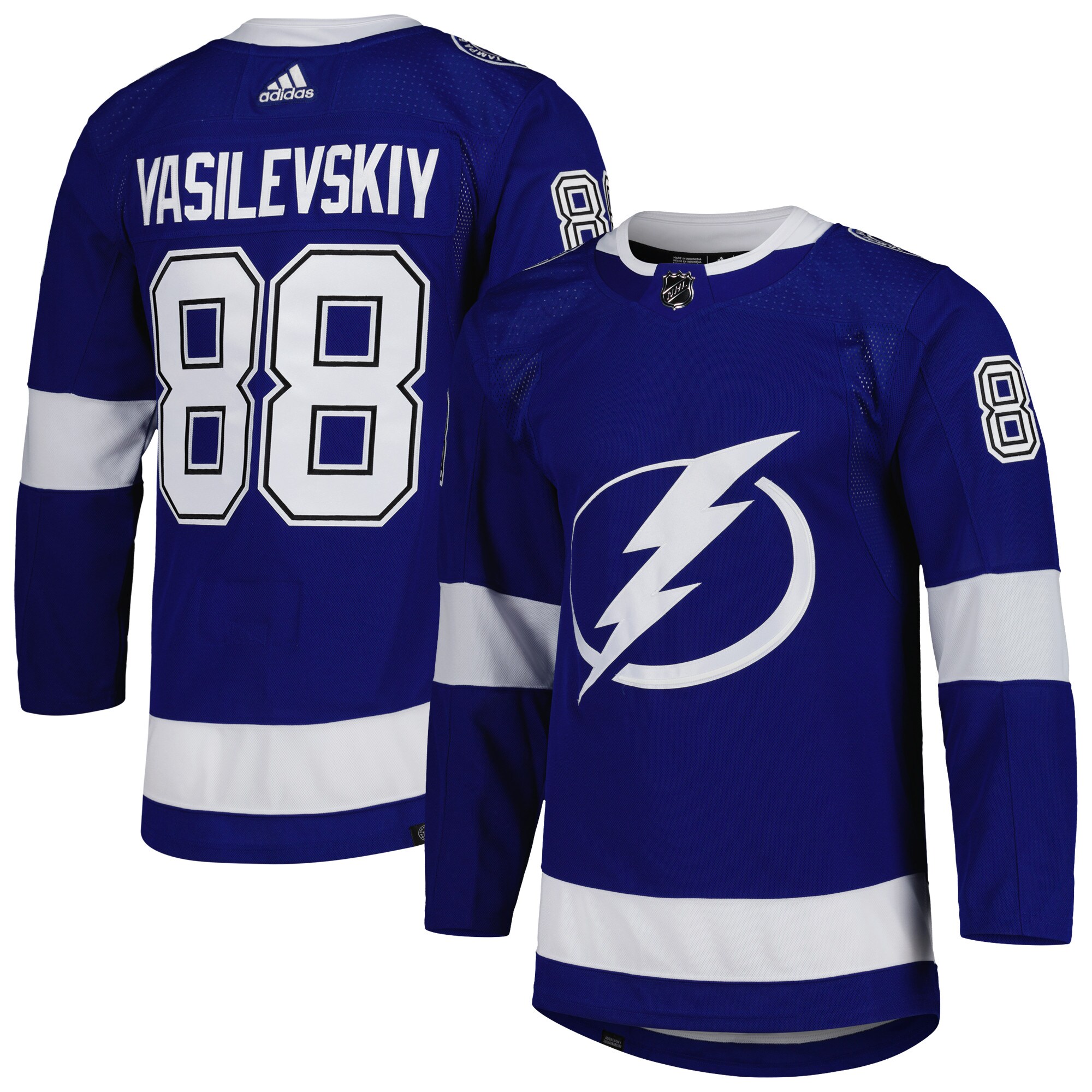 Andrei Vasilevskiy Tampa Bay Lightning adidas  Primegreen Authentic Player Jersey - Blue