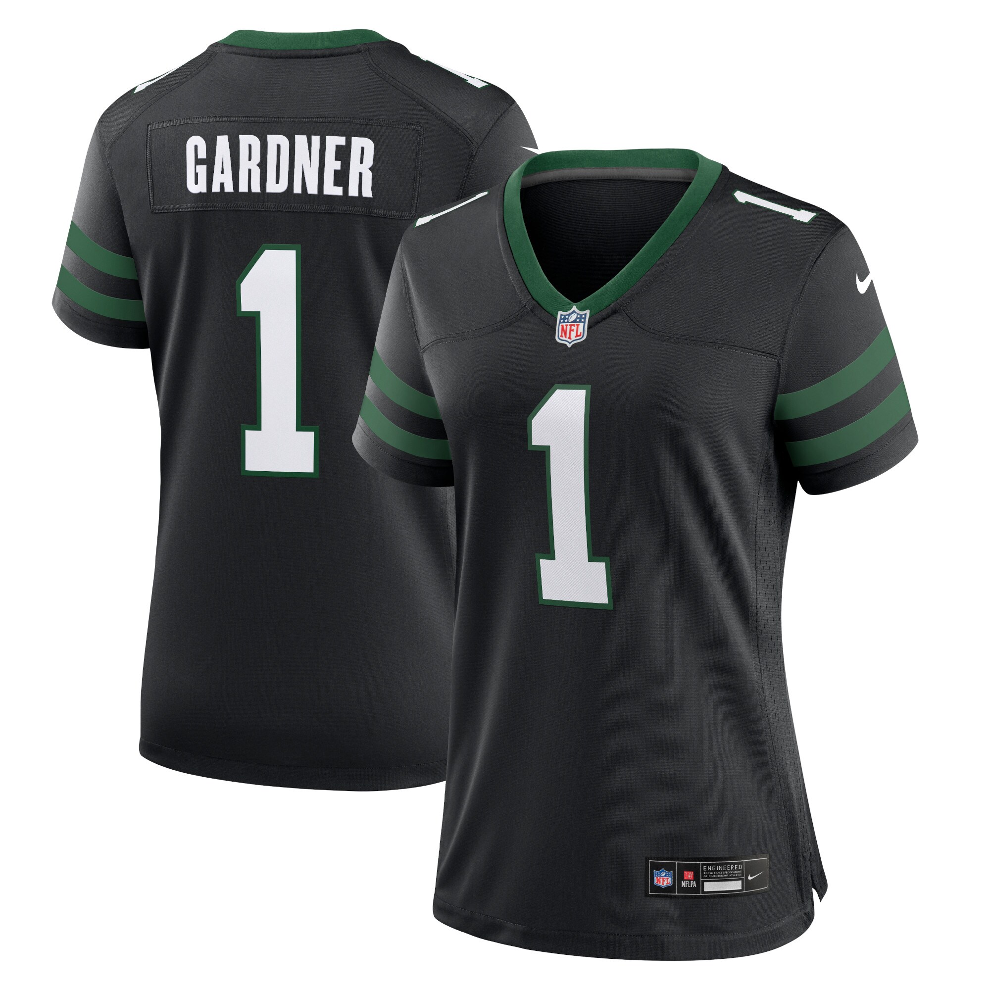Ahmad Sauce Gardner New York Jets  Women's Alternate Game Jersey - Legacy Black