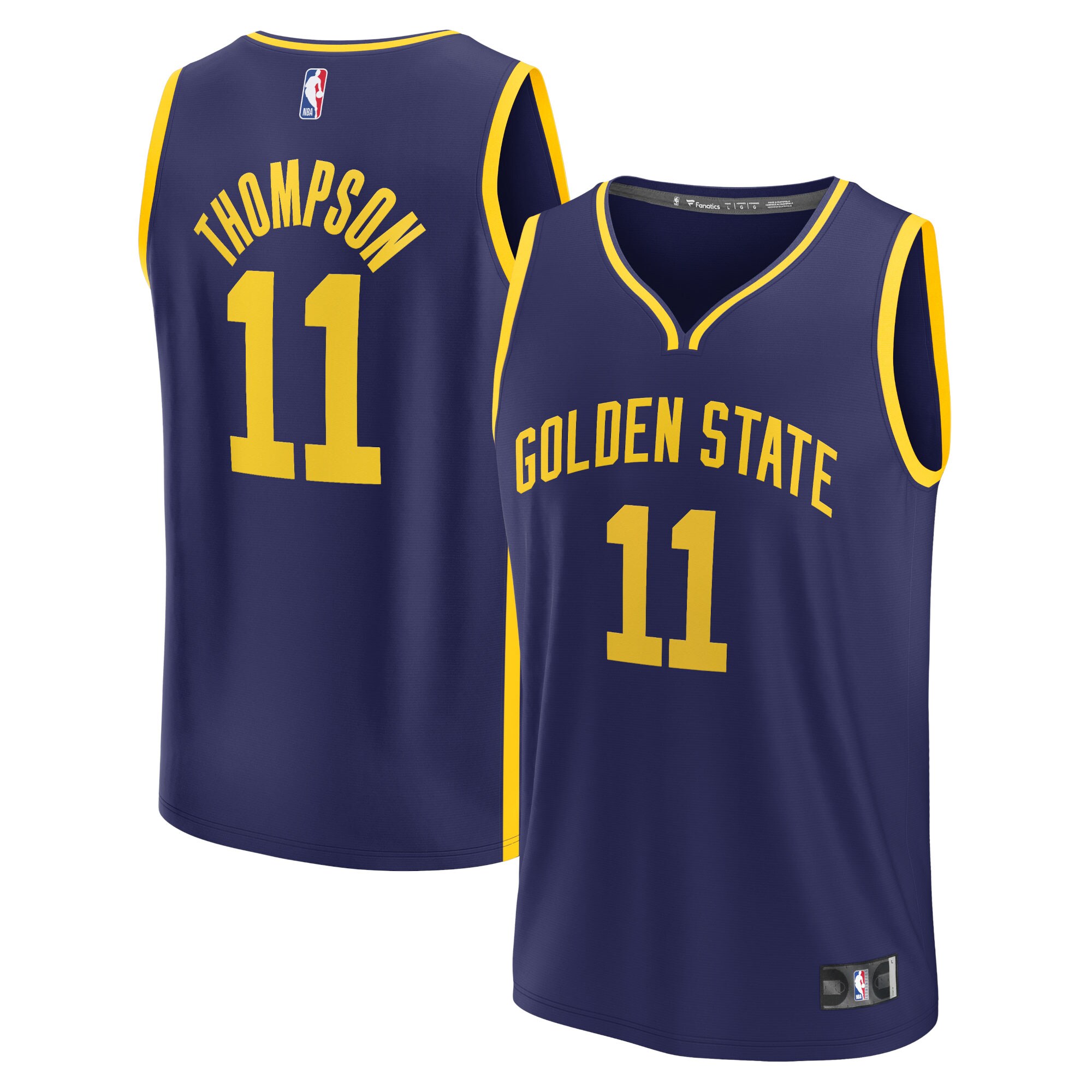 Klay Thompson Golden State Warriors Fanatics Fast Break Replica Player Jersey - Statement Edition - Navy