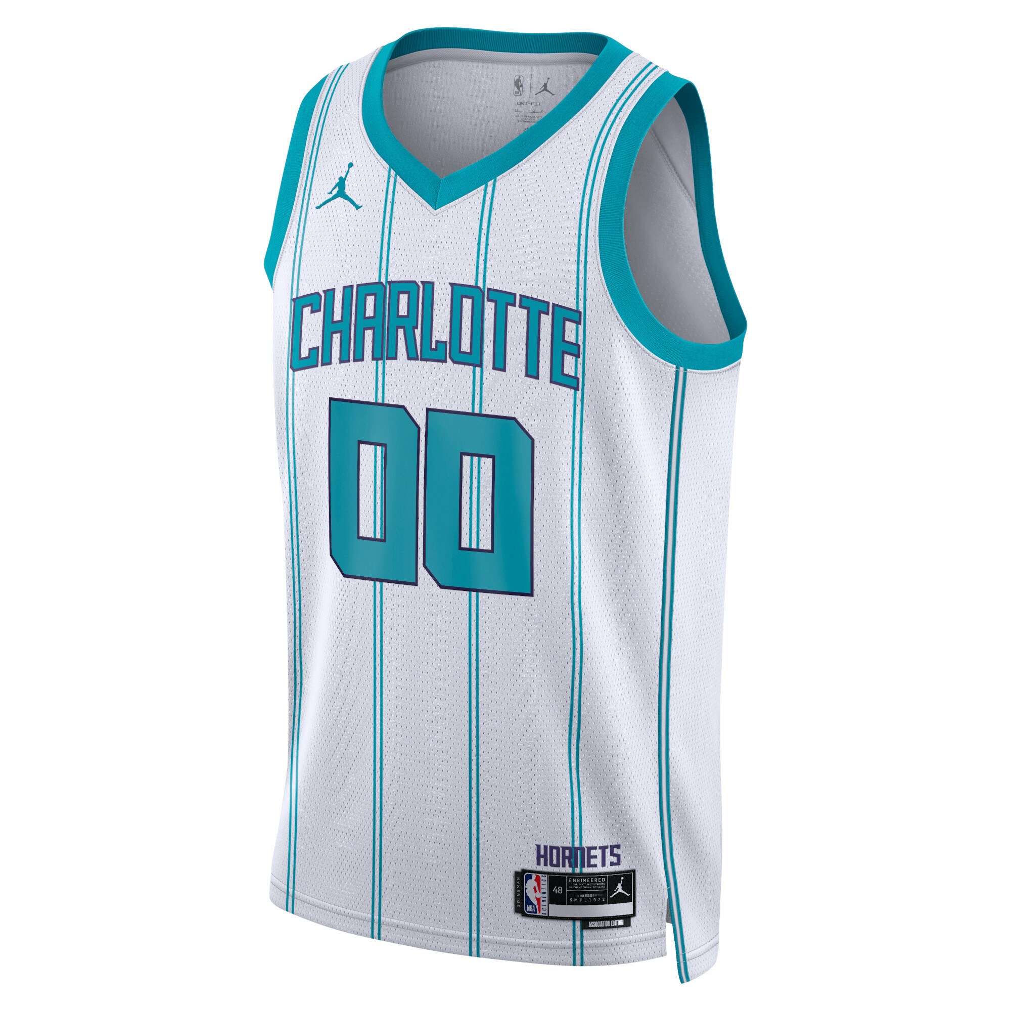 Charlotte Hornets Jordan Brand Unisex Swingman Custom Jersey White - Association Edition
