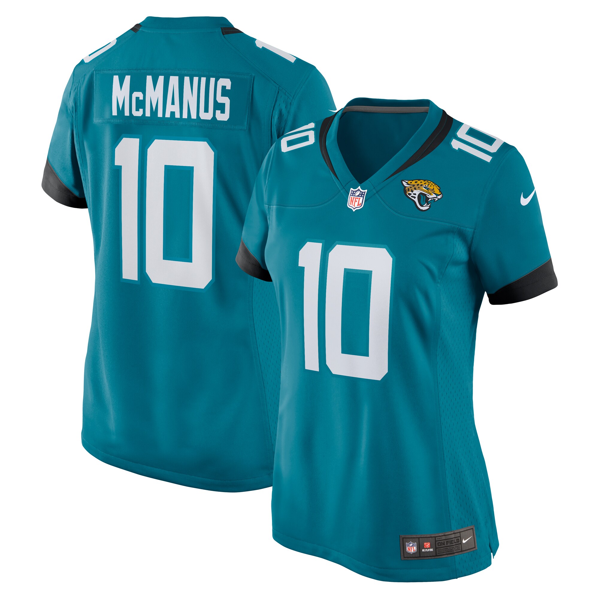 Brandon McManus Jacksonville Jaguars  Women's Team Game Jersey -  Teal