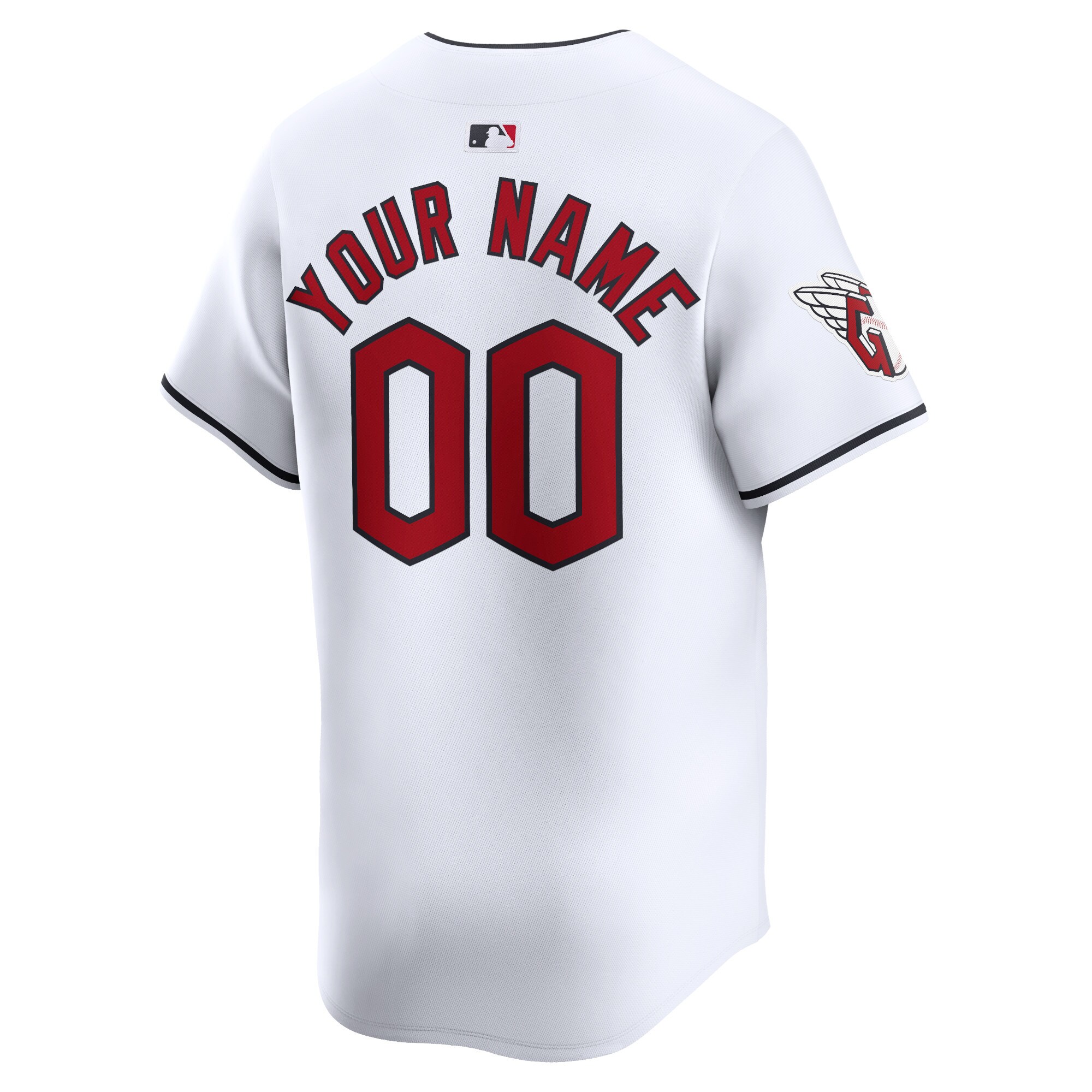Cleveland Guardians  Youth Home Limited Custom Jersey - White