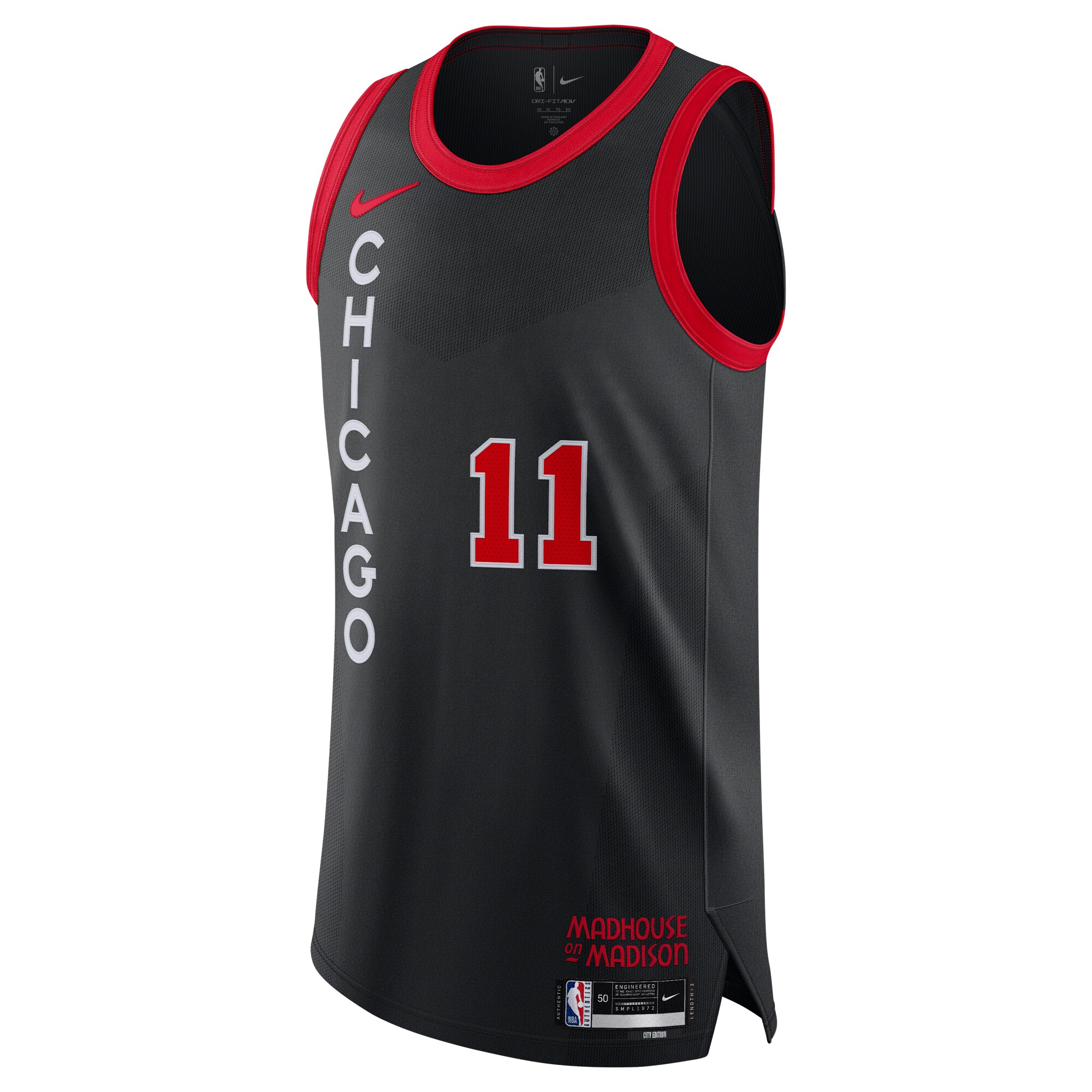 DeMar DeRozan Chicago Bulls  Authentic Jersey - City Edition - Black